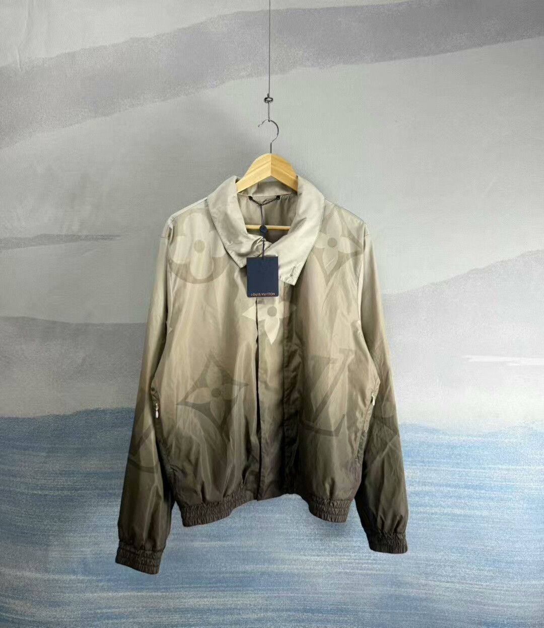 Louis Vuitton louis vuitton beige gradient windbreaker jacket Size US L / EU 52-54 / 3 - 1 Thumbnail