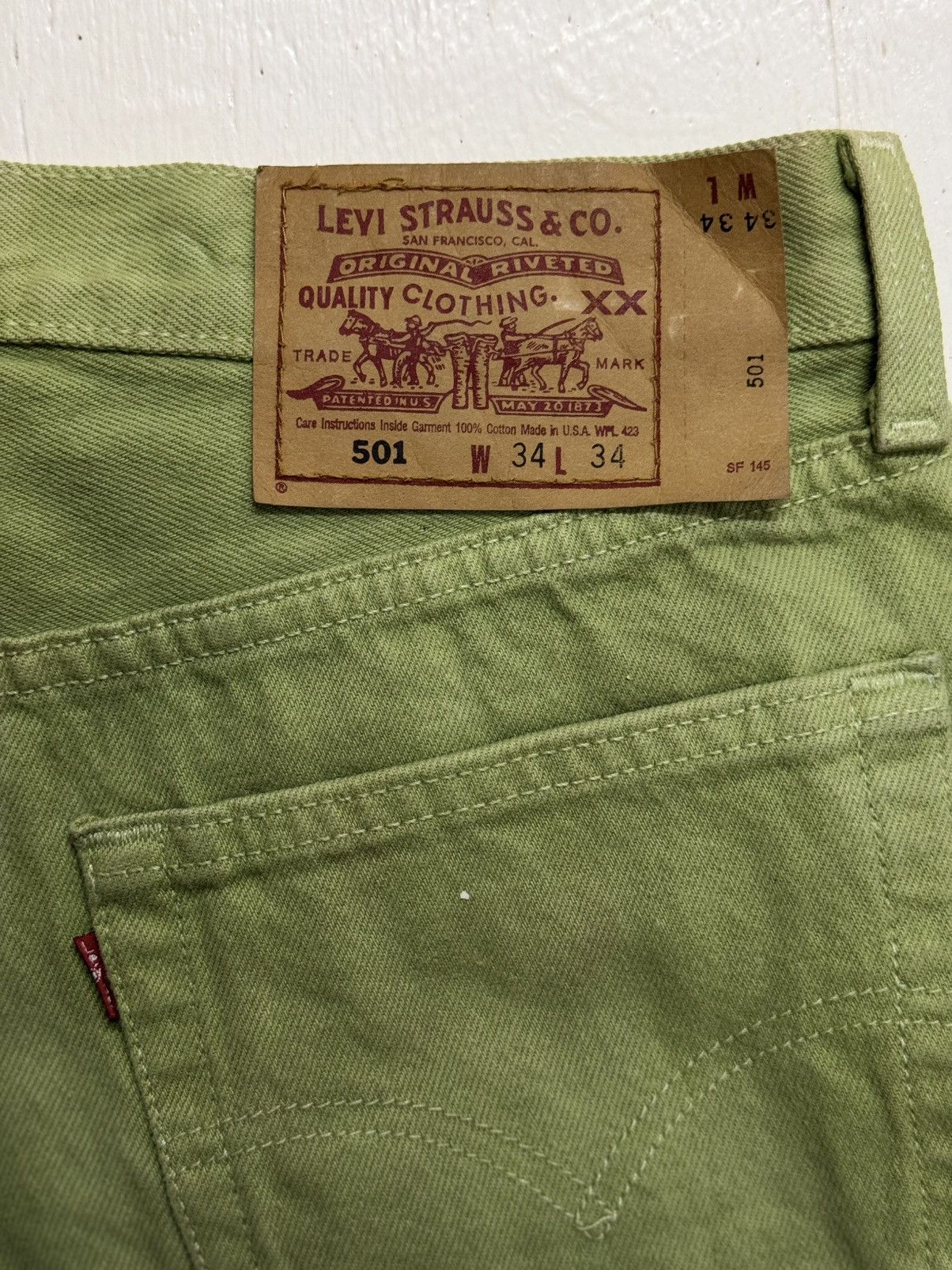 Vintage Levis 501 made in usa