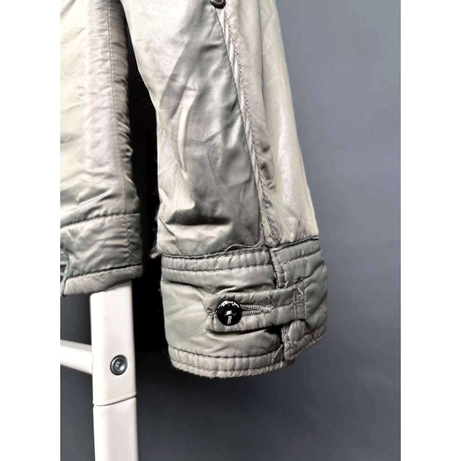 G-Star G-Star Mens Military Field Jacket Slim/Regular Size S Silver Polyamide Long Sleeve Zip Jacket Size US S / EU 44-46 / 1 - 7 Thumbnail