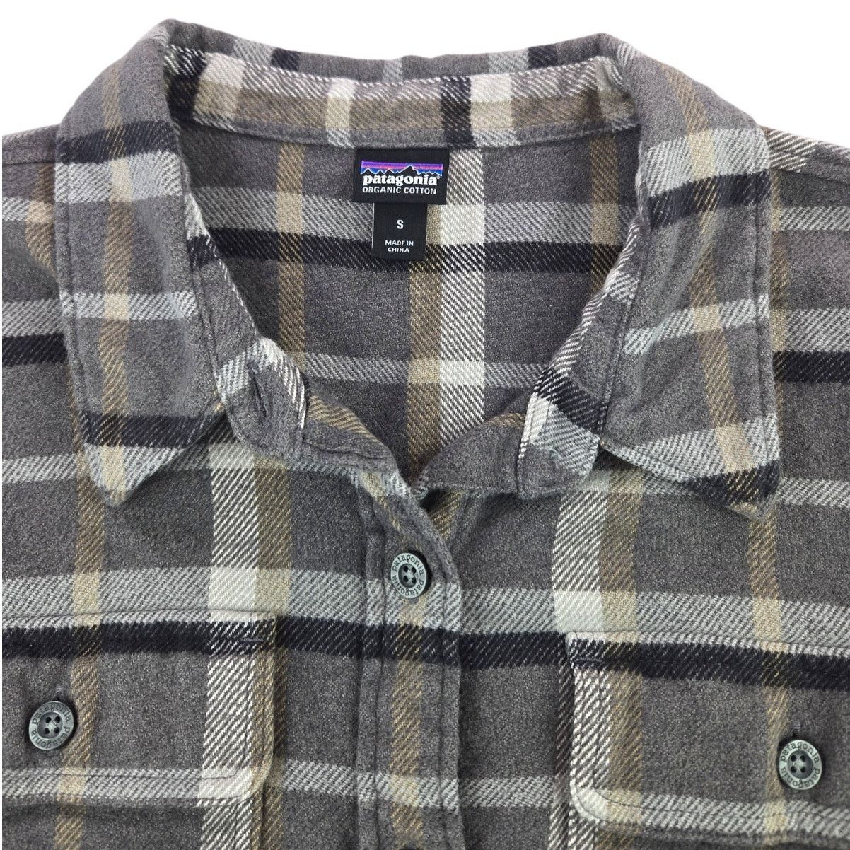 Patagonia Patagonia | Grey Plaid-Button Up- Fjord Flannel | Size Small Size S / US 4 / IT 40 - 3 Thumbnail