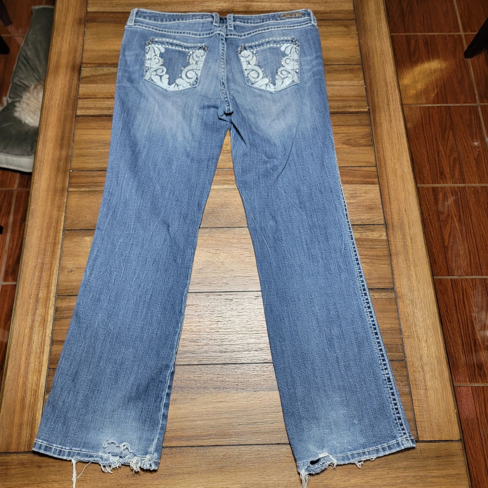 Wrangler Rock 47 by Wrangler Ultra Low Rise Jeans - Size 32 x 32 Size 36" / US 14 / IT 50 - 3 Thumbnail