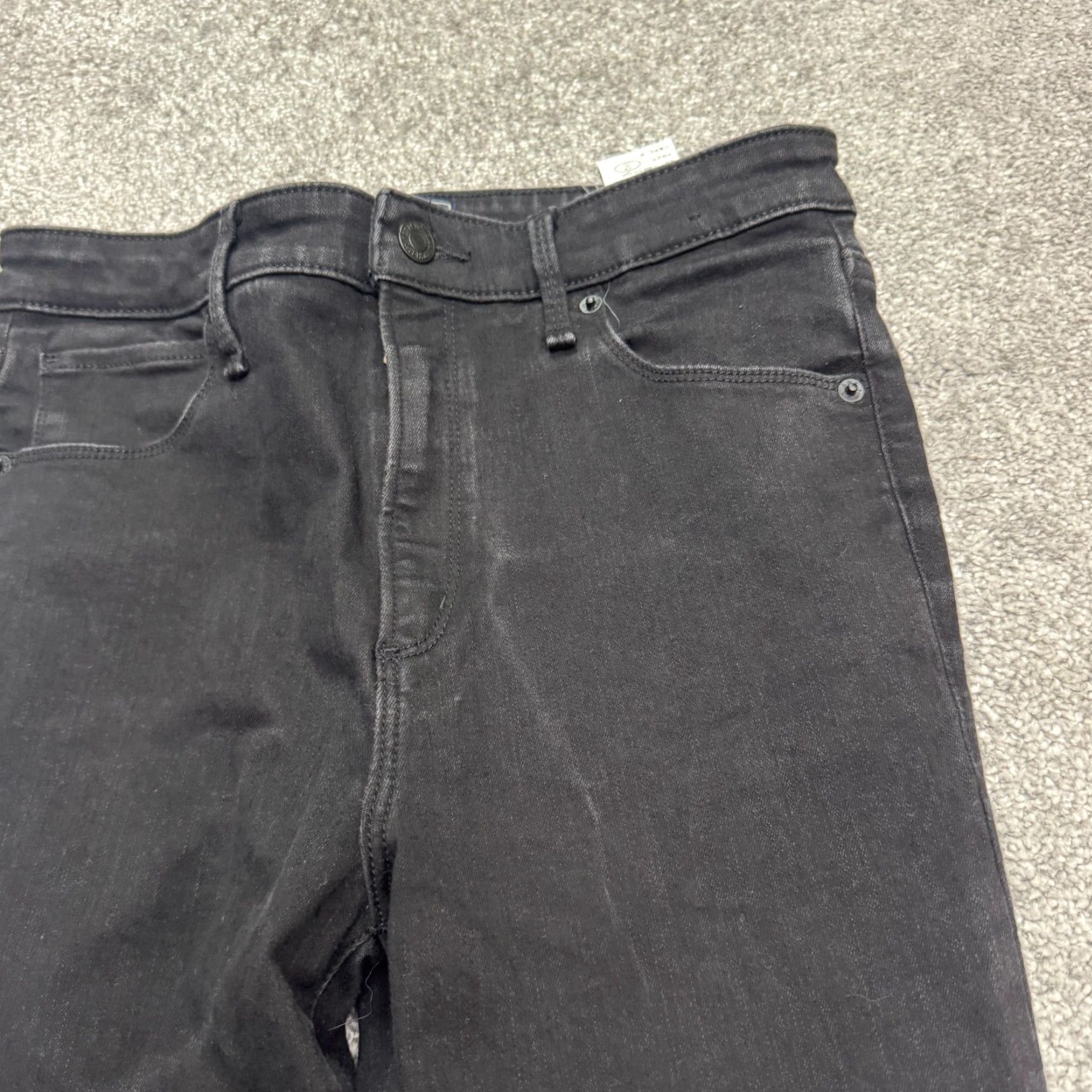 Abercrombie & Fitch Abercrombie & Fitch Jeans Womens 28 Black High Rise Skinny Denim 5-Pocket Slim Size 28" / US 6 / IT 42 - 7 Thumbnail