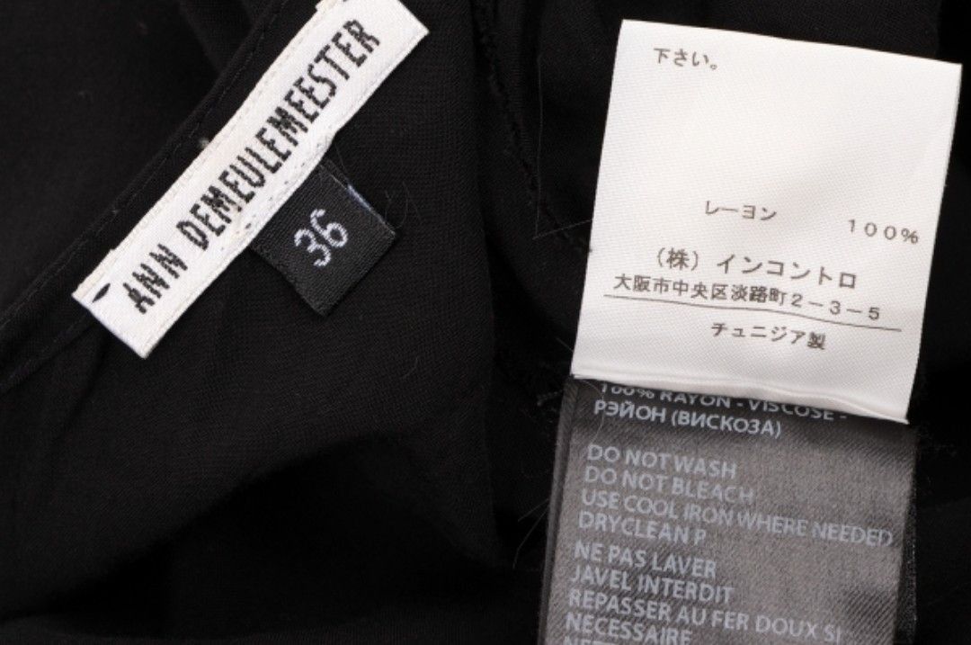 Ann Demeulemeester Ann Demeulemeester Rayon Sleeveless Top Size XS / US 0-2 / IT 36-38 - 4 Thumbnail