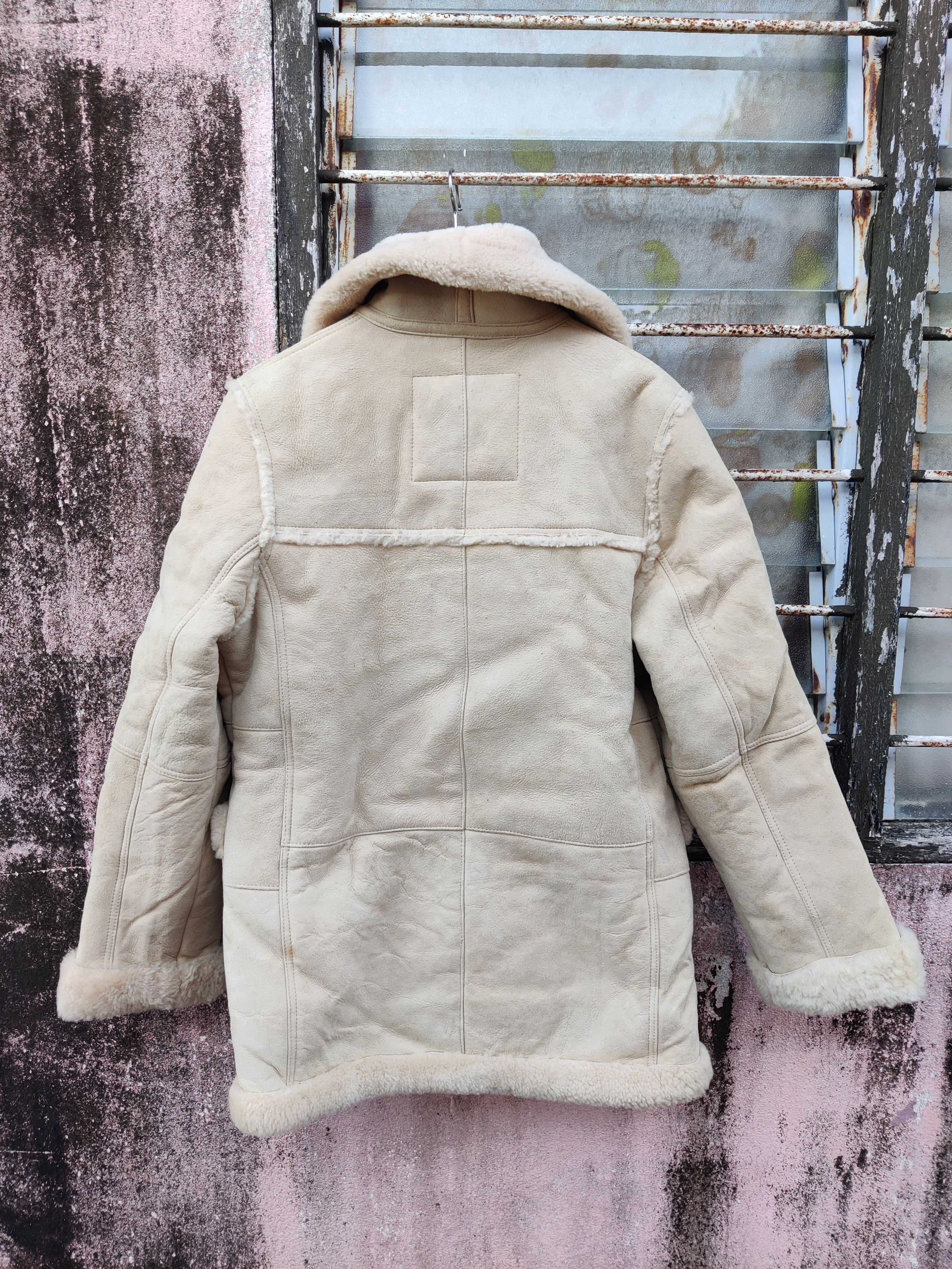 Other Vintage Georgia Shearling Sherpa Faux Fur Leather Jacket Size US M / EU 48-50 / 2 - 4 Thumbnail