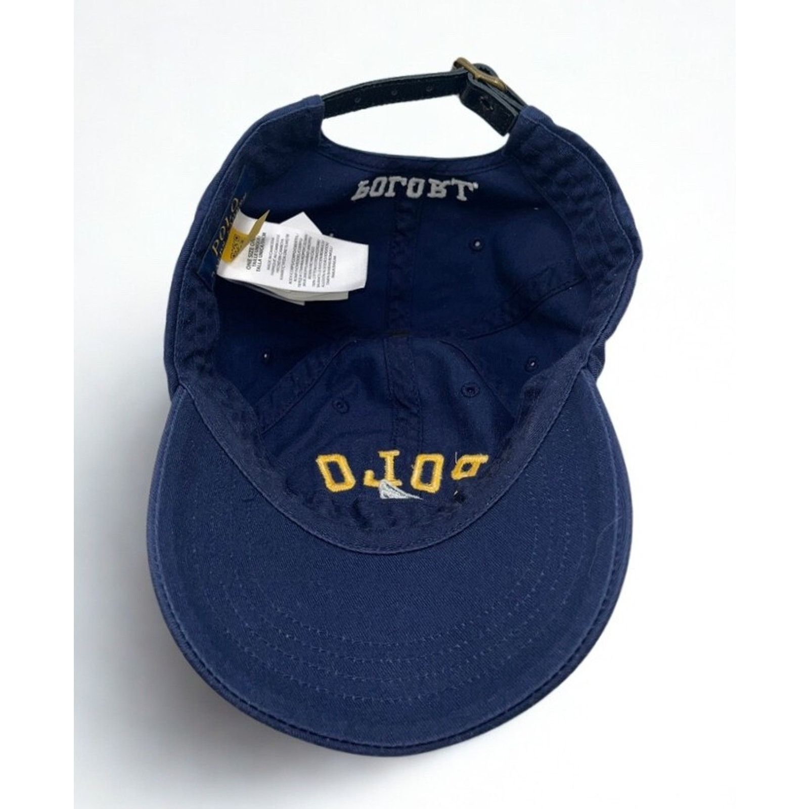 Polo Ralph Lauren Polo Ralph Lauren P-Wing Foot Adjustable Hat Leather Strap Size ONE SIZE - 8 Thumbnail