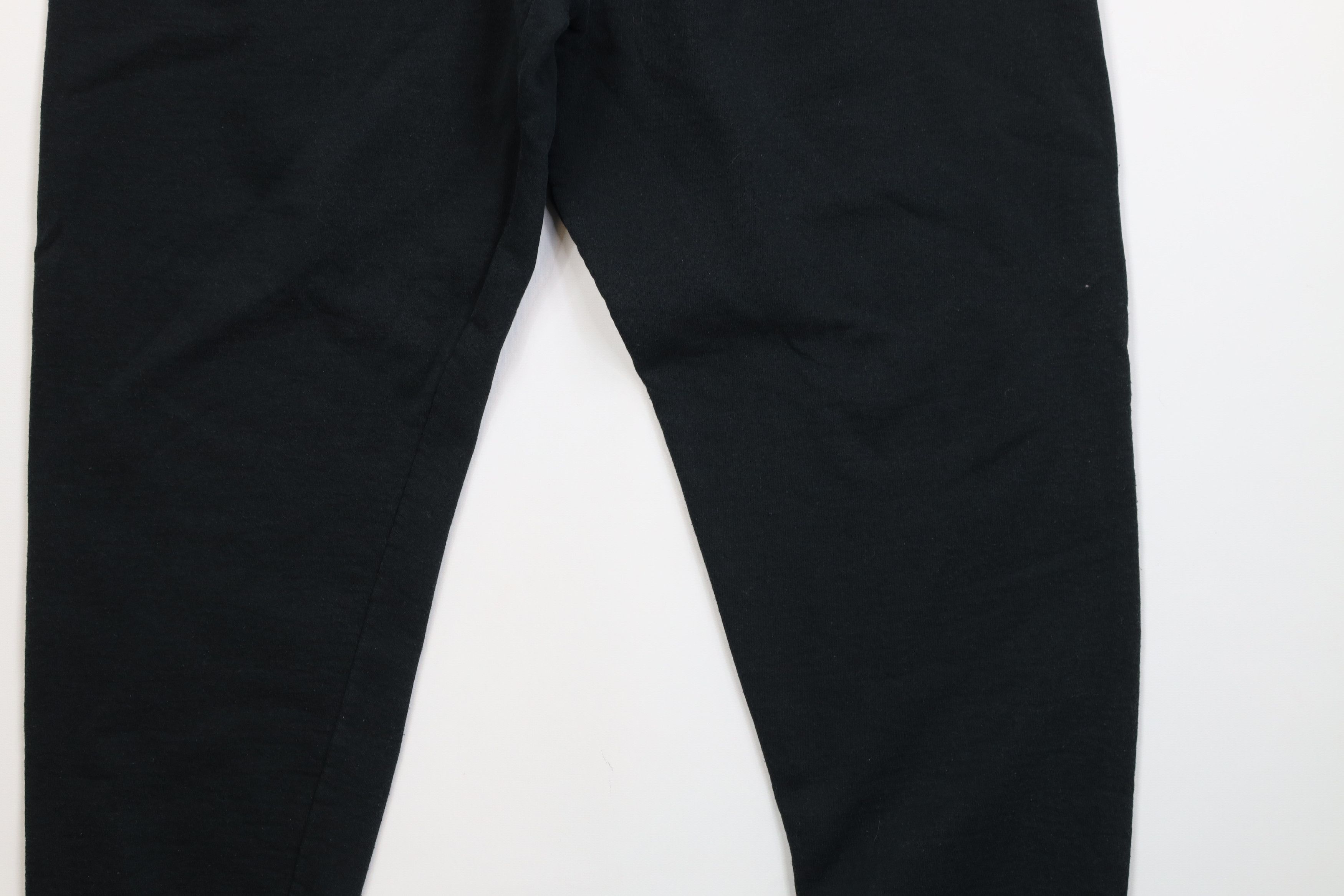 Vintage Vintage 90s Streetwear Cuffed Sweatpants Joggers Pants Black Size US 38 / EU 54 - 4 Thumbnail