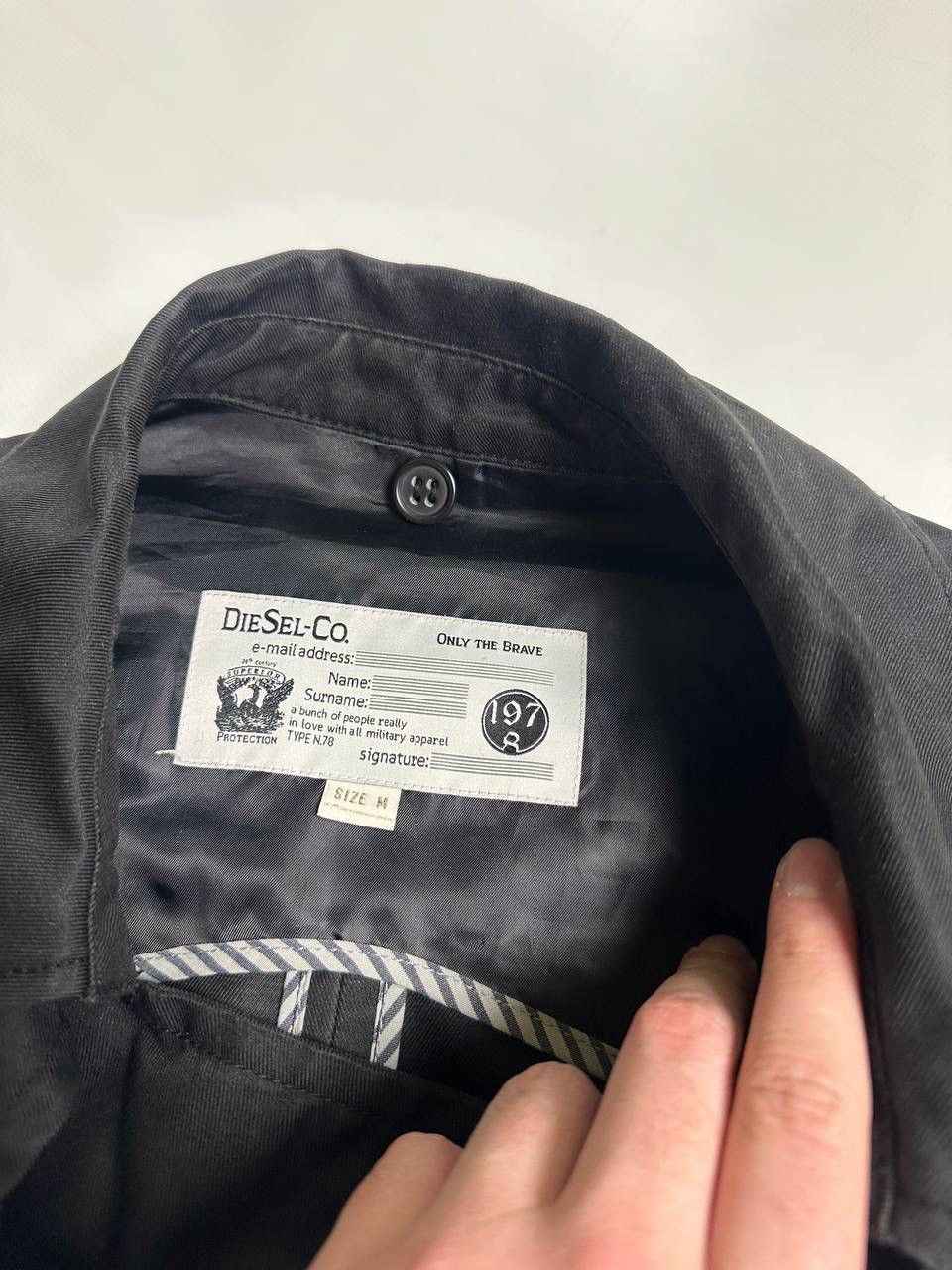 Diesel Diesel vintage trench coat Black Size US M / EU 48-50 / 2 - 5 Thumbnail