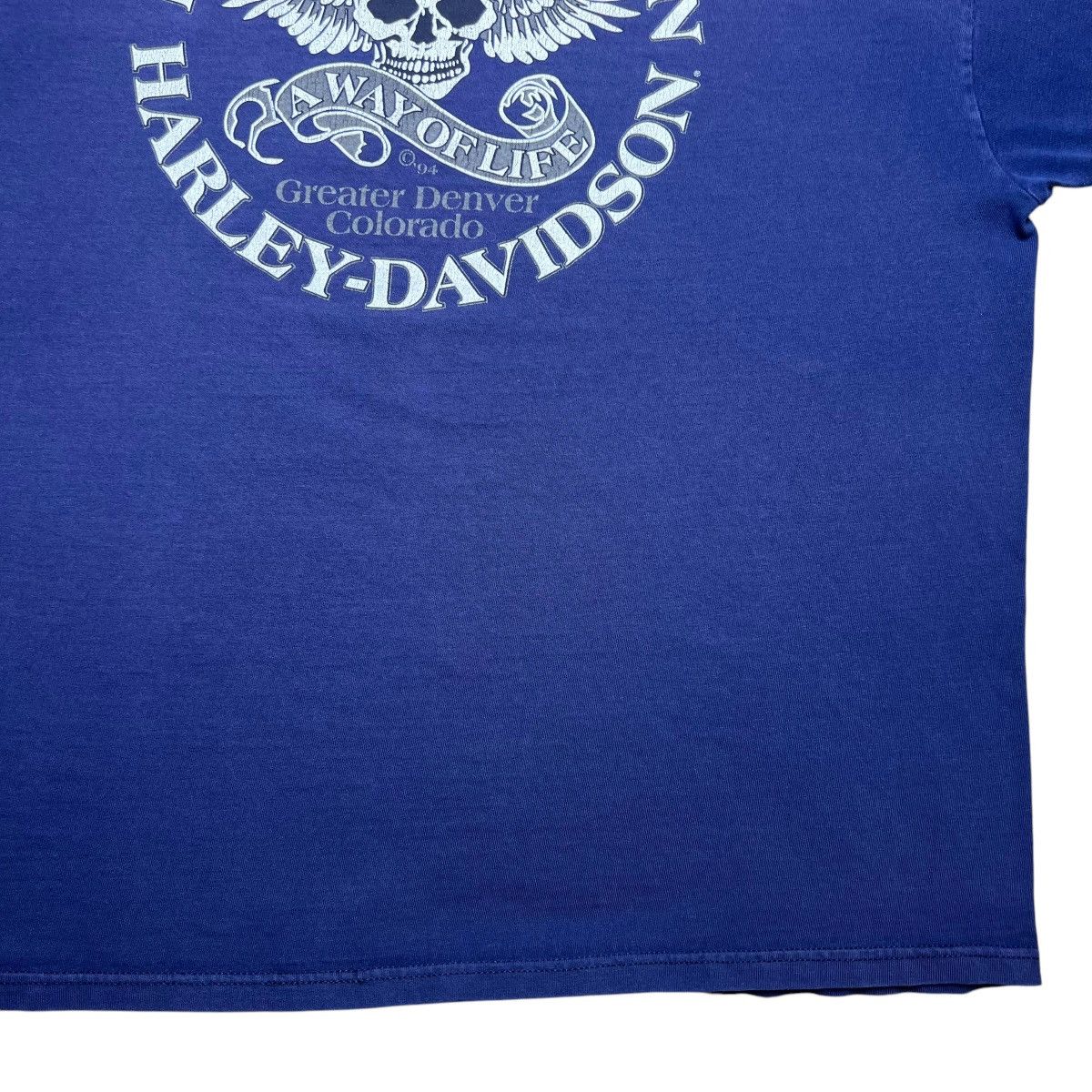 Harley Davidson × Vintage 2002 Harley Davidson Tribal Print Rocky Mountain Denver Tee Size US XXL / EU 58 / 5 - 15 Thumbnail