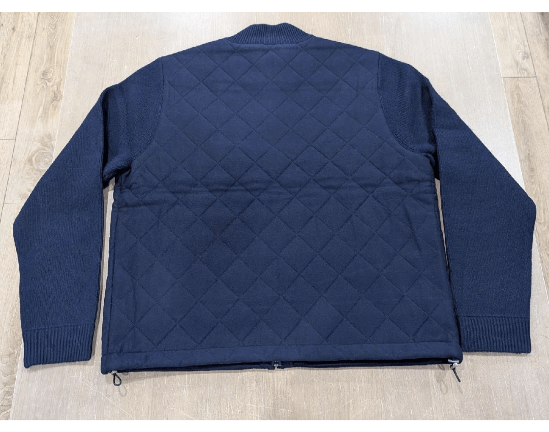 Other AMICABLE Mixed Media Wool Blend Puffer Jacket Navy XL Size US XL / EU 56 / 4 - 4 Thumbnail