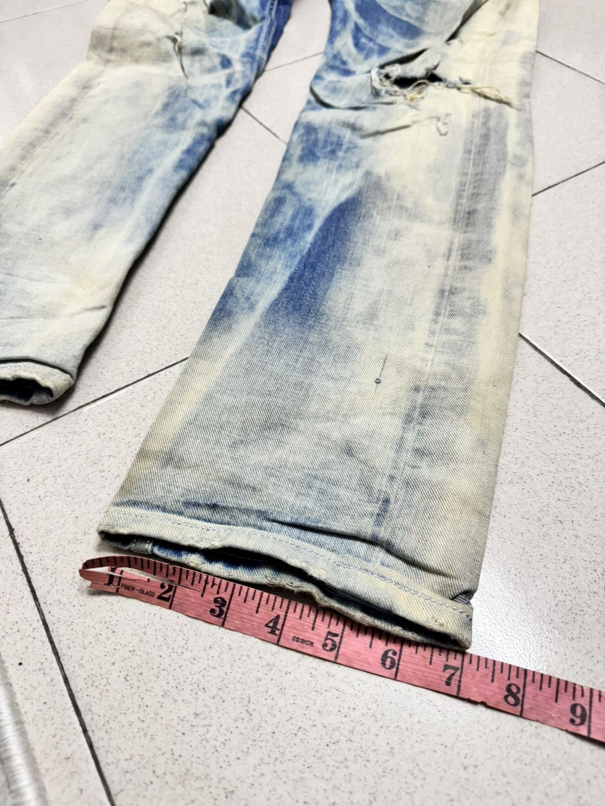 Diesel DIESEL SAFADO WASHED DISTRESSED JEANS Size US 34 / EU 50 - 14 Thumbnail