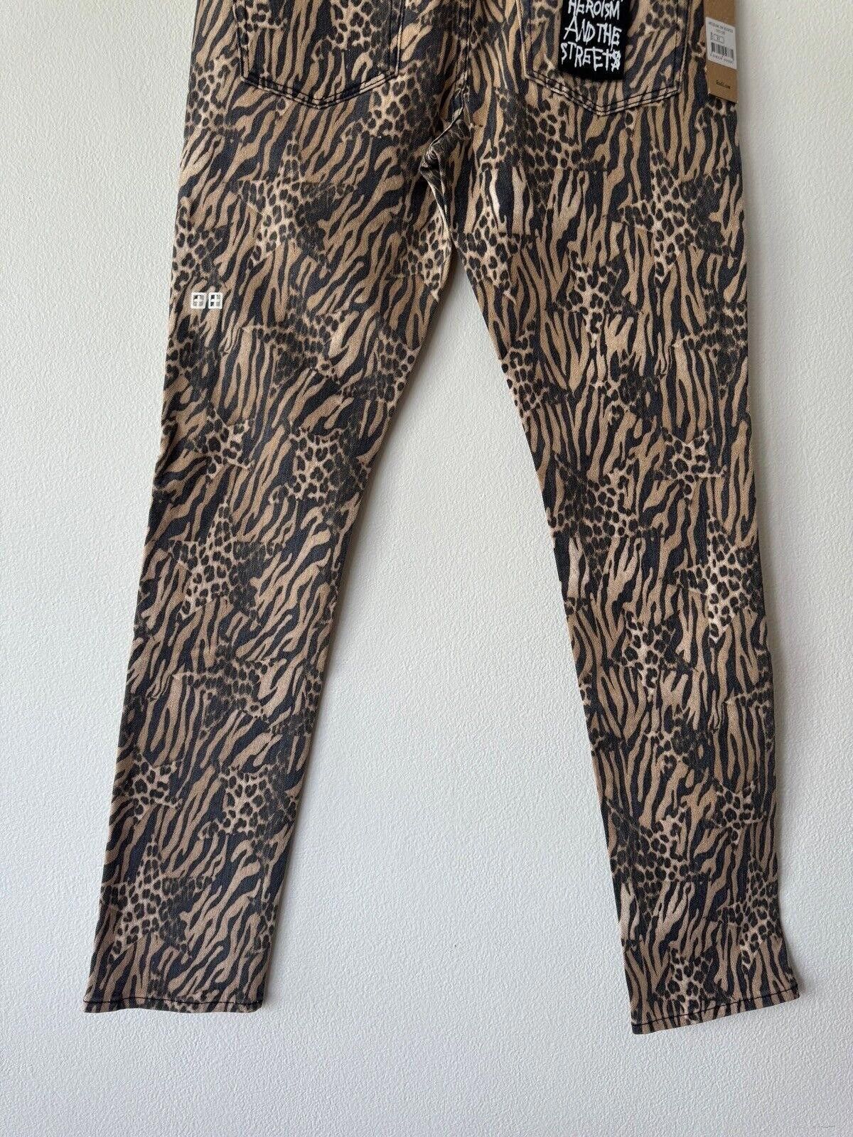 Ksubi new Ksubi mens denim jean chitch 32 zoo tiger tan brown Size US 32 / EU 48 - 7 Thumbnail