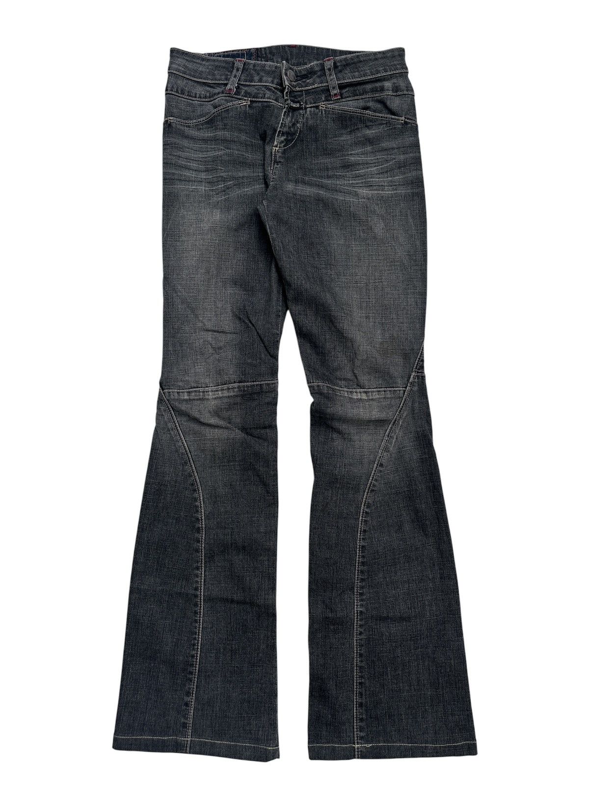 Marithe + Francois Girbaud Y2K X-Seam Flare Jeans Size US 27 - 1 Thumbnail