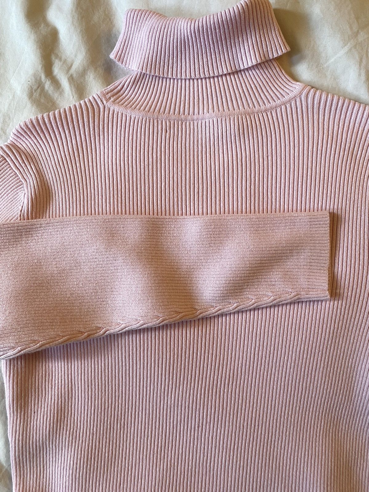 Tommy Hilfiger Tommy Hilfiger Pink Turtleneck Size L / US 10 / IT 46 - 4 Thumbnail