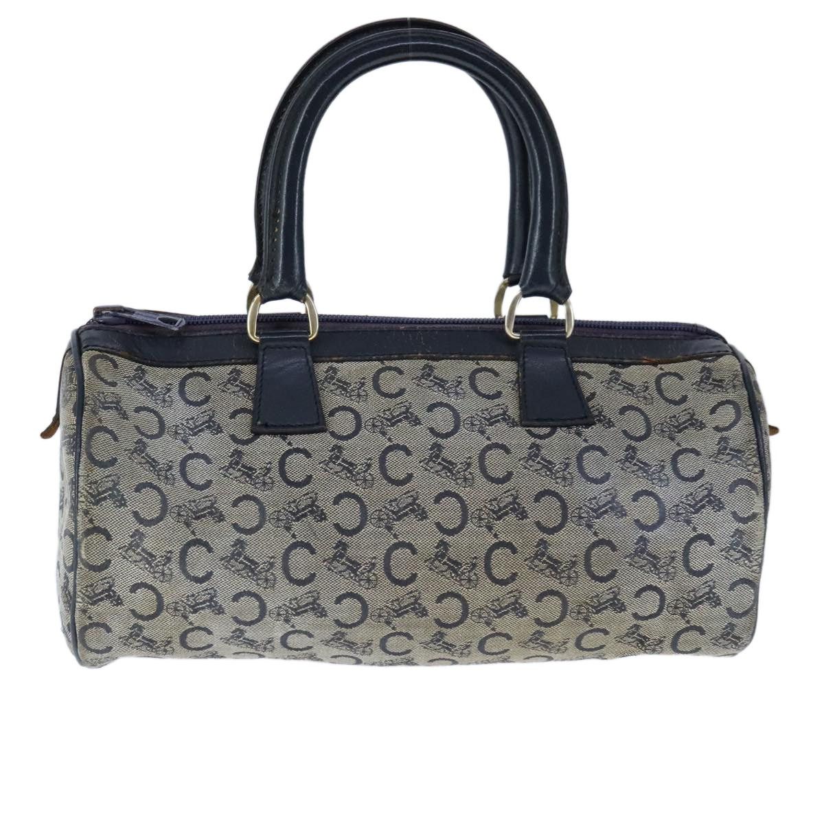 Celine CELINE C Macadam Canvas Hand Bag Navy Size ONE SIZE - 13 Thumbnail