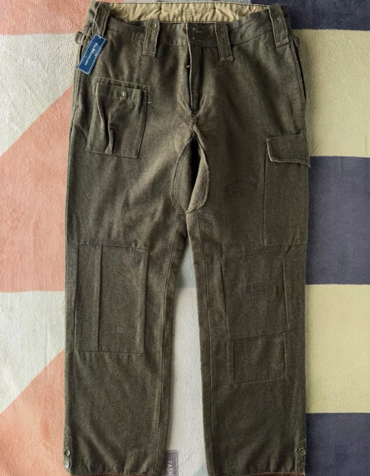 Polo Ralph Lauren Ralph Lauren Polo RL Wool Military Cargo Pants K22 Size US 29 - 1 Thumbnail