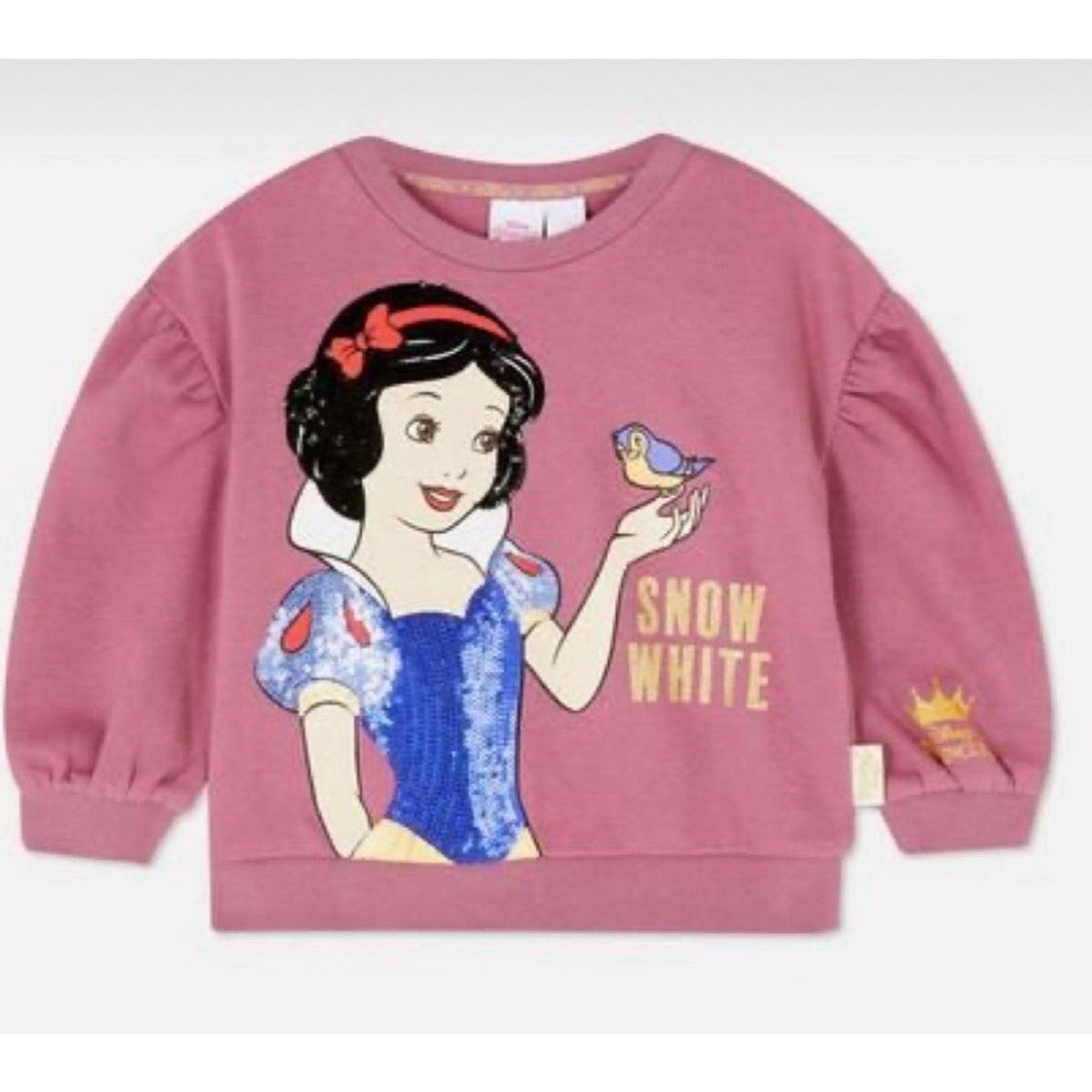 Disney Disney Girl Snow White Sweater Pink 6-7 Years A003312 Size XS / US 0-2 / IT 36-38 - 1 Thumbnail