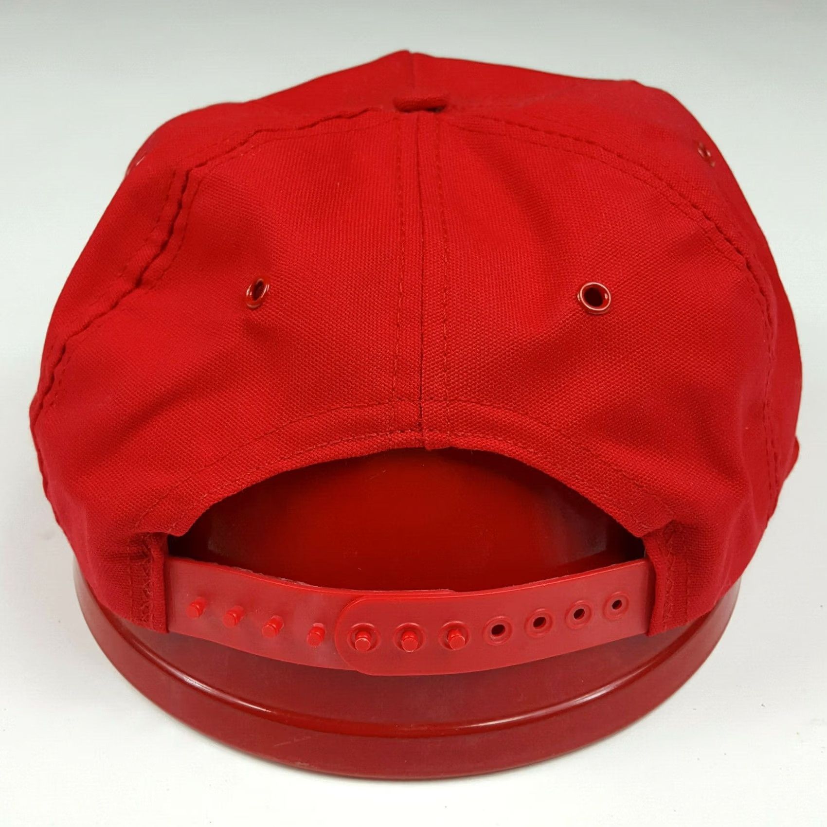 Vintage VINTAGE PB & S Red Snapback Trucker Hat Cap Embroidered Logo Men Adjustable Size ONE SIZE - 5 Thumbnail