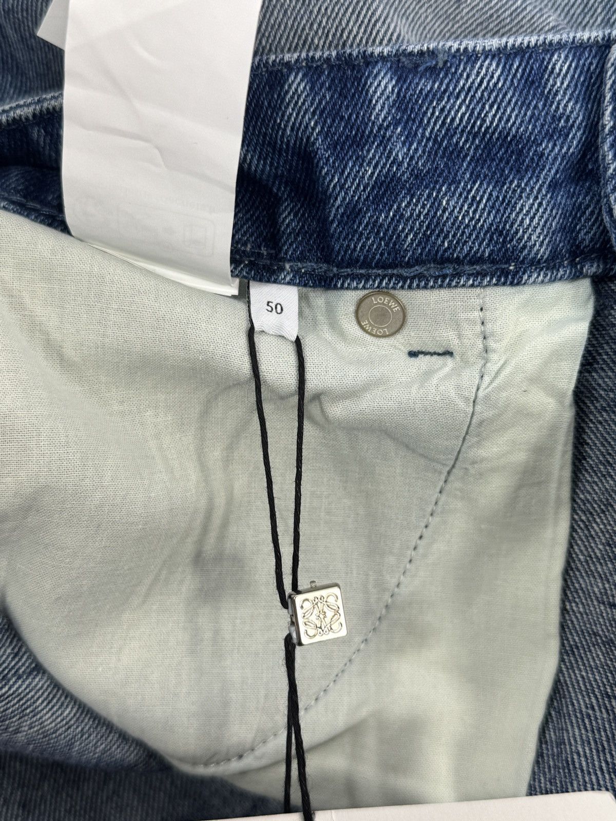 Loewe x PAULA’S IBIZA STRAIGHT LEG PATCHWORK JEANS Size US 34 / EU 50 - 7 Thumbnail