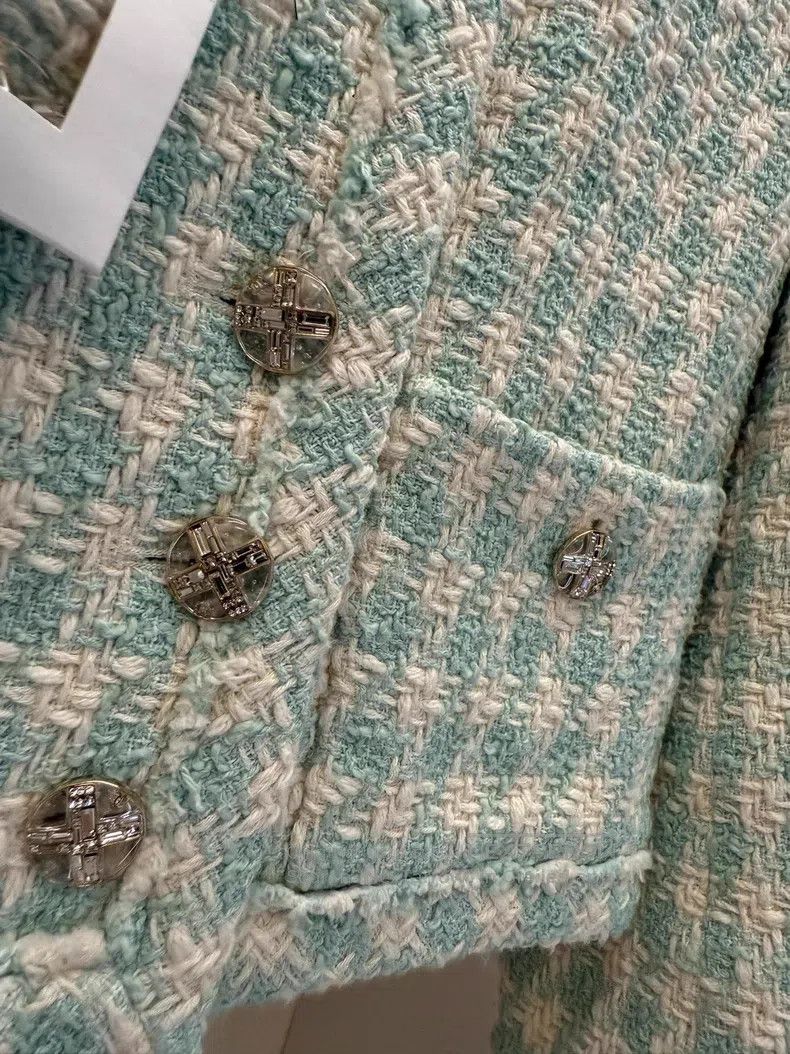 Chanel Chanel 23s bubble green jacket Size XXS / US 00 / IT 34 - 3 Thumbnail