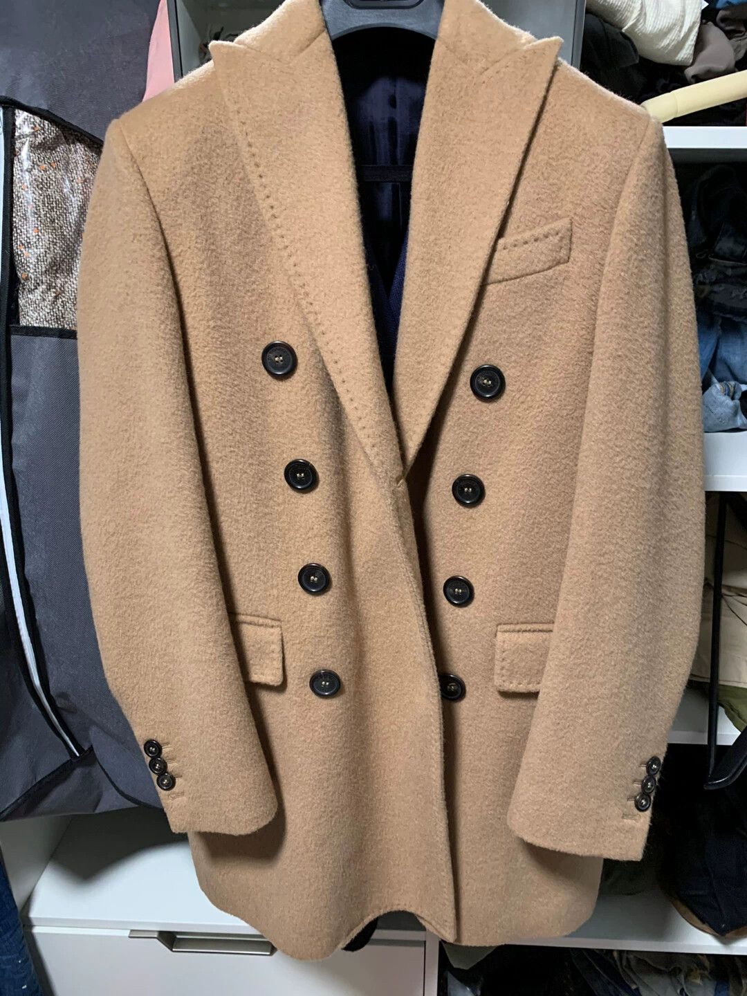 Dsquared2 Dsquared2 Camel Coat 42 Fits 44 Oversized High-End Designer Size US XS / EU 42 / 0 - 1 Thumbnail