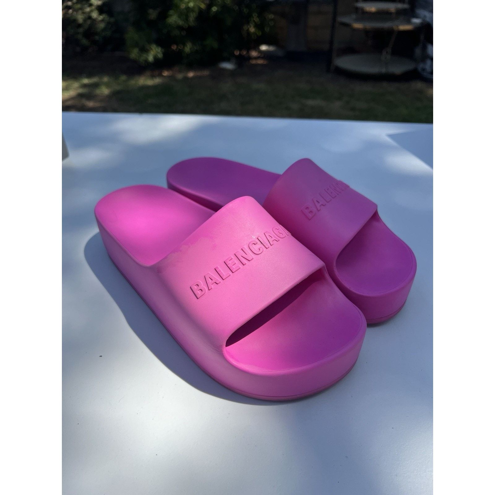 Balenciaga Balenciaga Chunky Slide Sandals Pink Women’s Size 41 US 11 Size US 11 / IT 41 - 2 Thumbnail