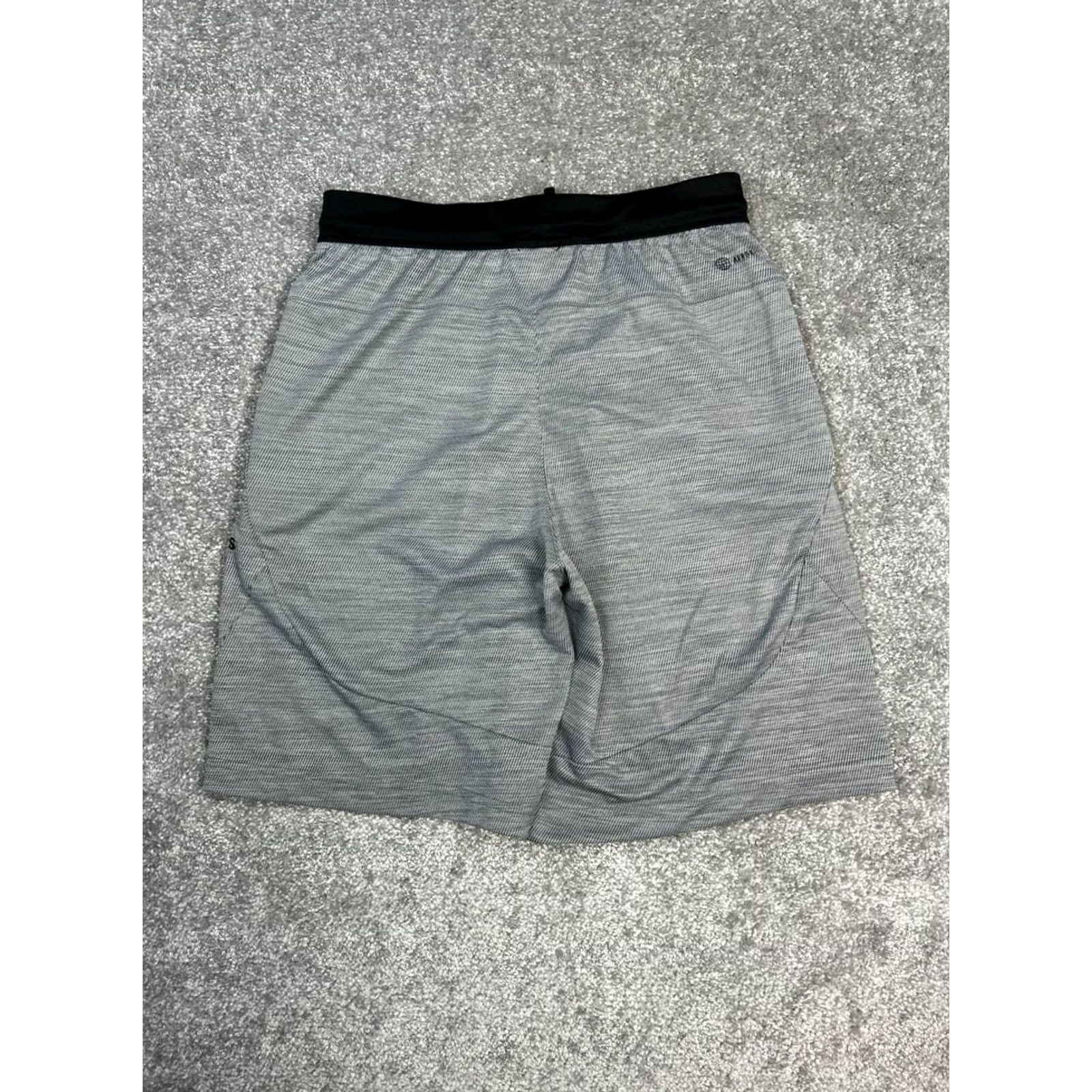 Adidas Adidas Axis Knit Training Shorts Mens Small Black Aeroready Logo Mid Rise New Shorts Size US 29 - 2 Thumbnail