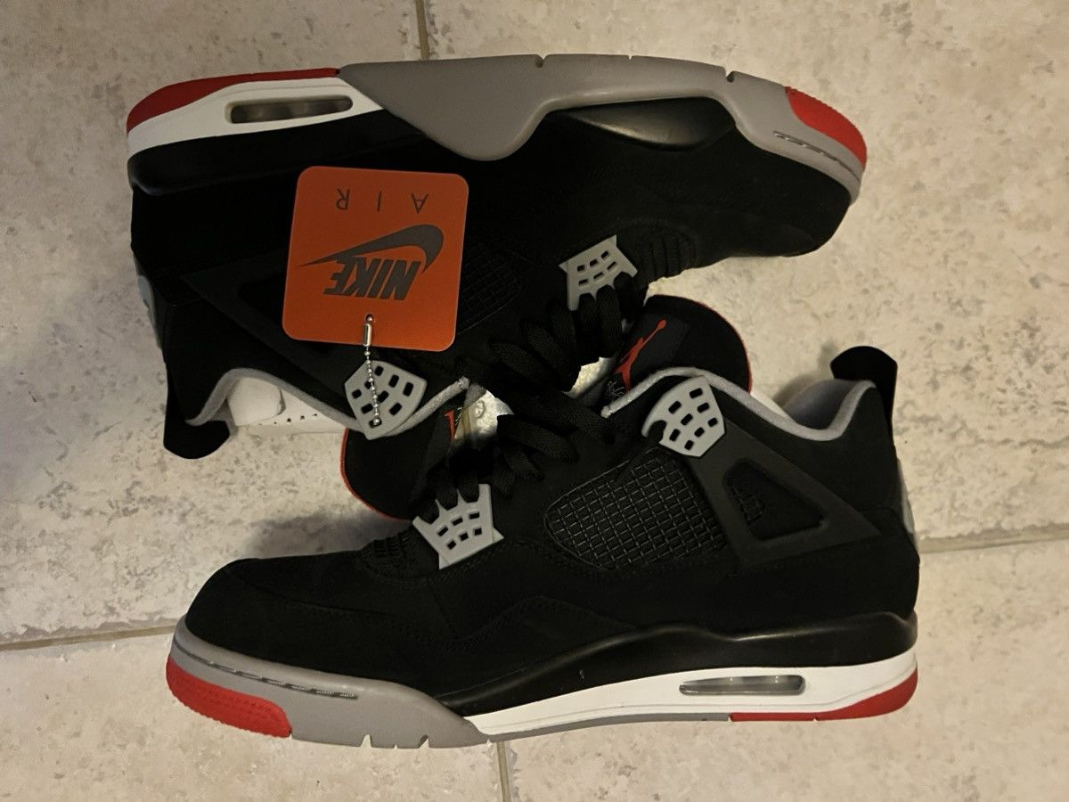 Jordan Brand Bred 4 Size 13 2019 Release Size US 13 / EU 46 - 1 Thumbnail