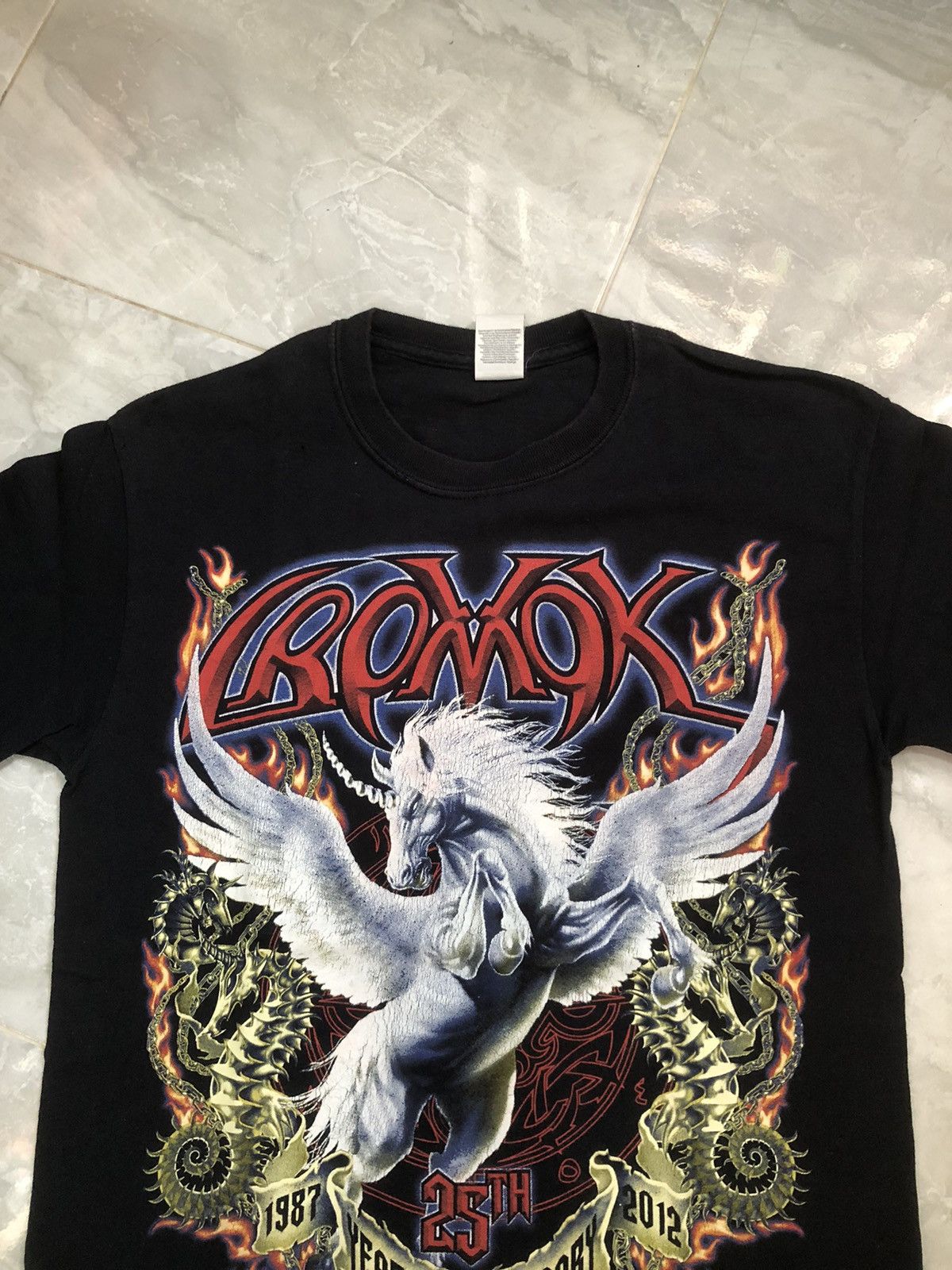 Band Tees Cromok 25th Anniversary Concert Tee 2012 Size US S / EU 44-46 / 1 - 2 Thumbnail