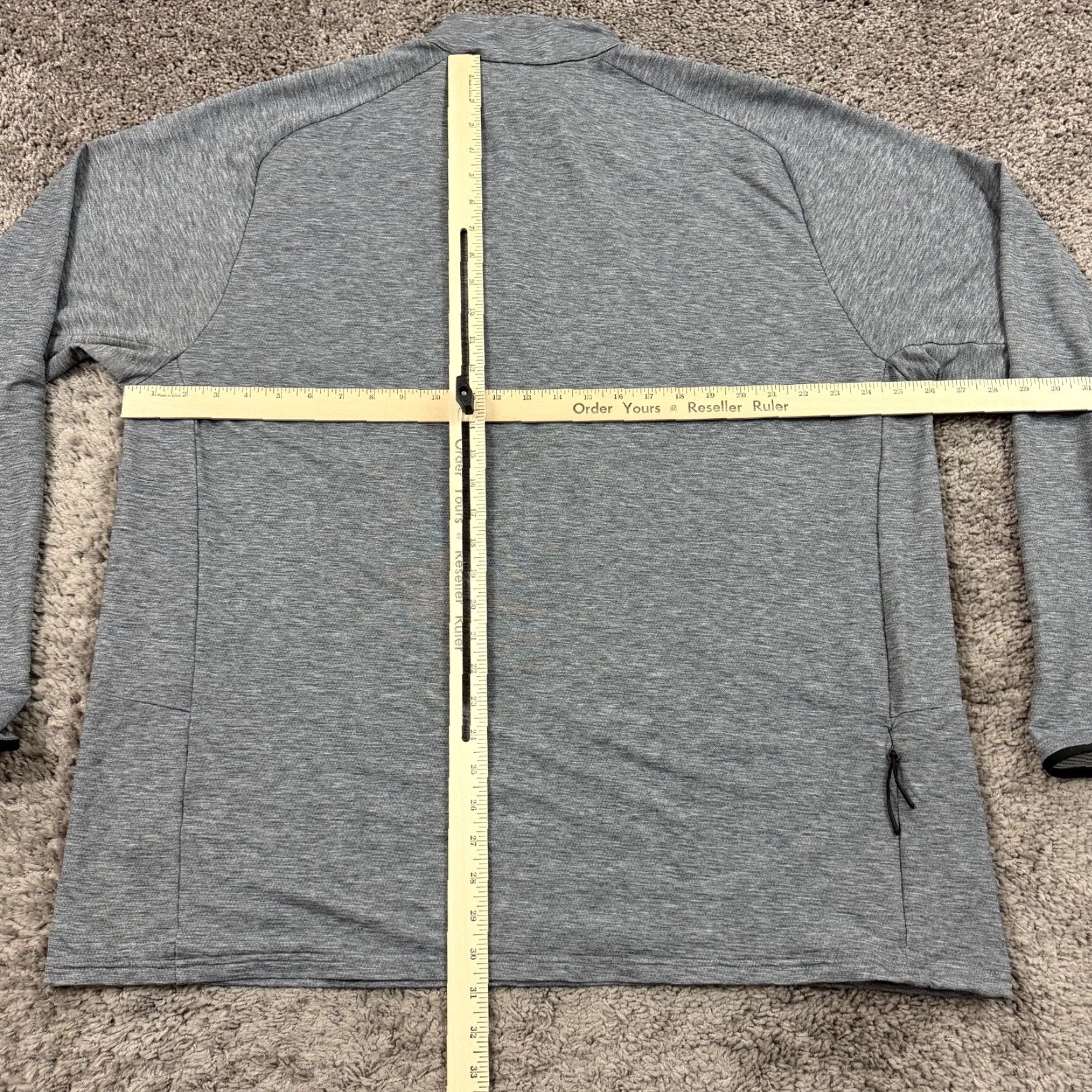 Vintage Hill City Pullover Mens 2XL Gray 1/4 Zip Pockets Breathable Stretch Lightweight Shirt Casual Activewear Golf Hiking Mens Size US XXL / EU 58 / 5 - 5 Thumbnail
