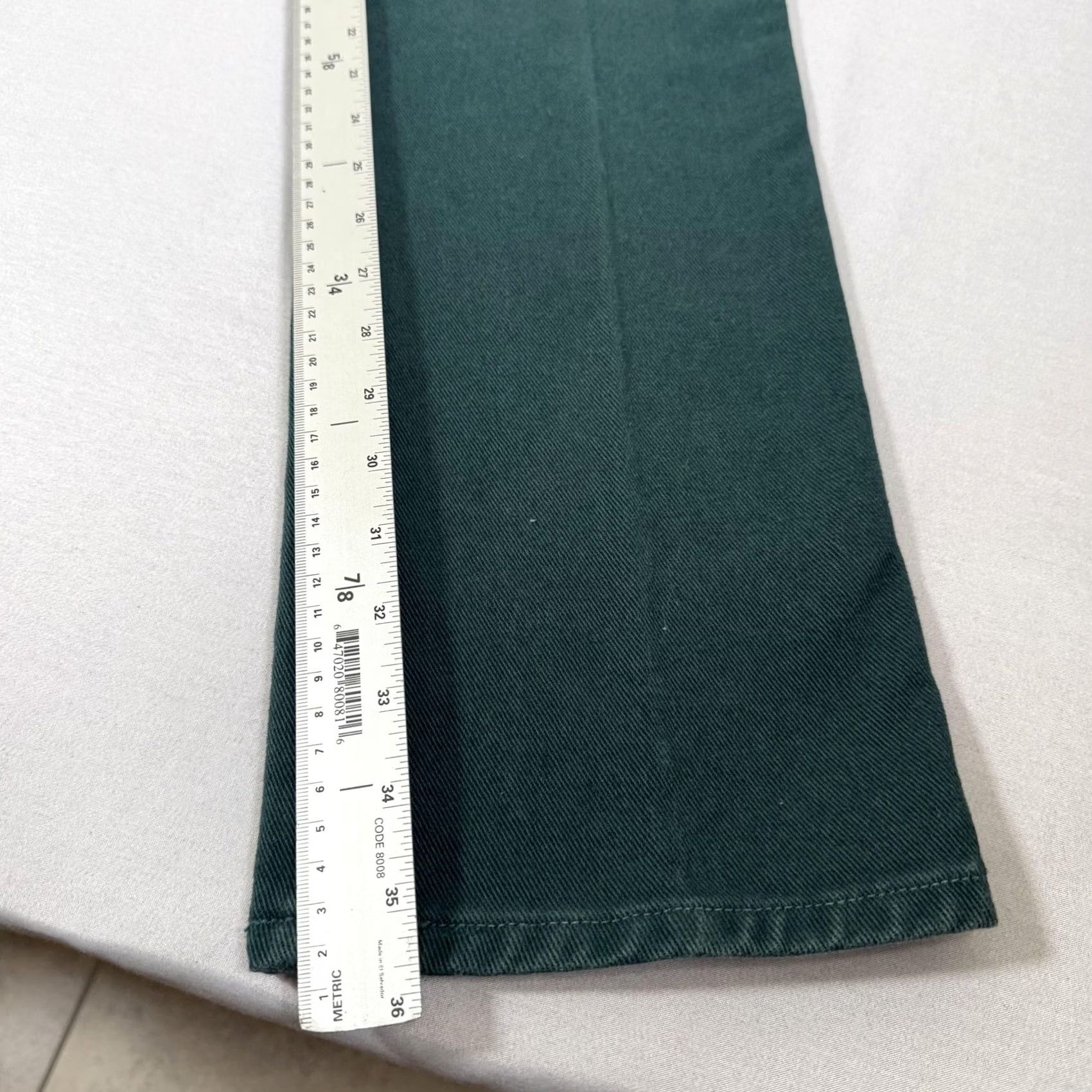 Vintage VINTAGE Rockies Jeans Womens 7 Green Slim Fit Denim Pants 90s Straight High Rise 36 In Inseam Mens Womens Girls Boys Size 28" / US 6 / IT 42 - 7 Thumbnail