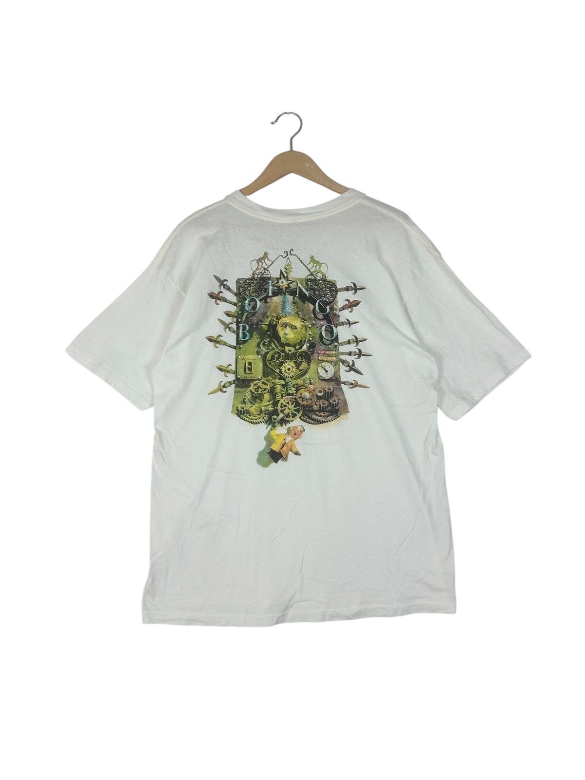 Band Tees × Vintage Rare! Vintage 90s Oingo Boingo New Wave Punk Band /Funk Size US XL / EU 56 / 4 - 1 Thumbnail