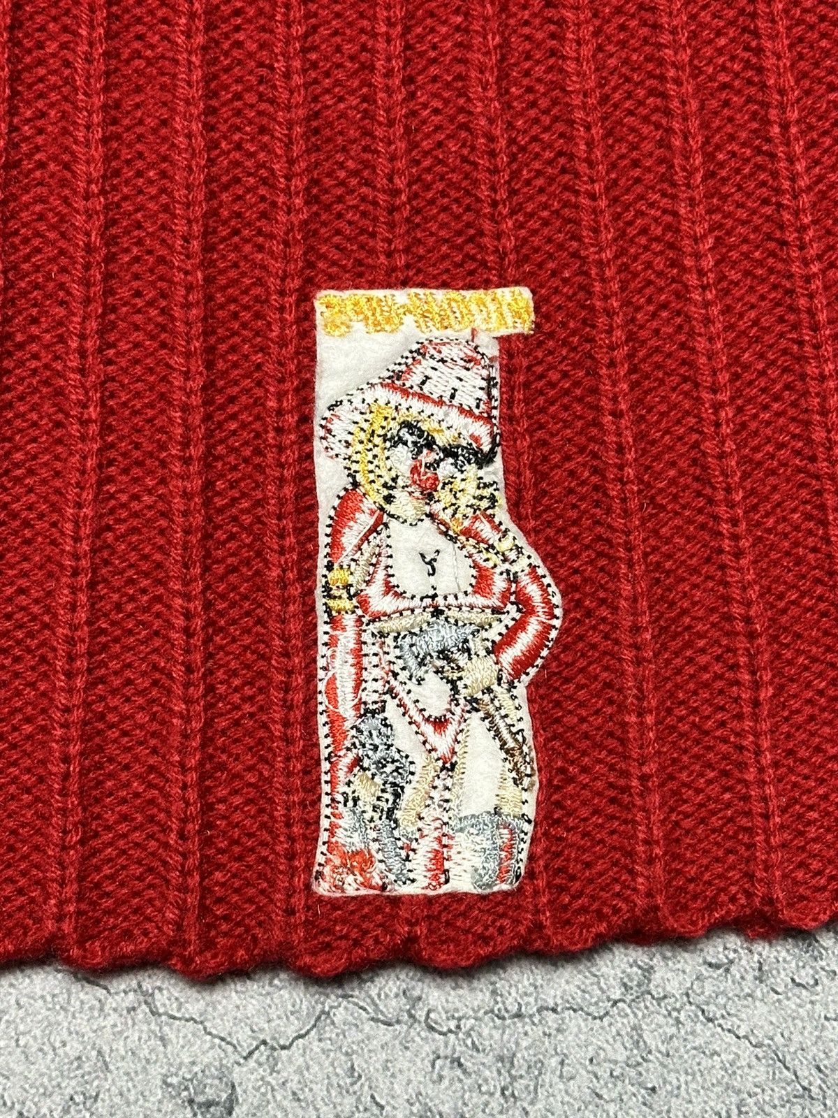 Anime Vintage Hook Ups Fire Anime Girl Beanie Hat Size ONE SIZE - 6 Thumbnail