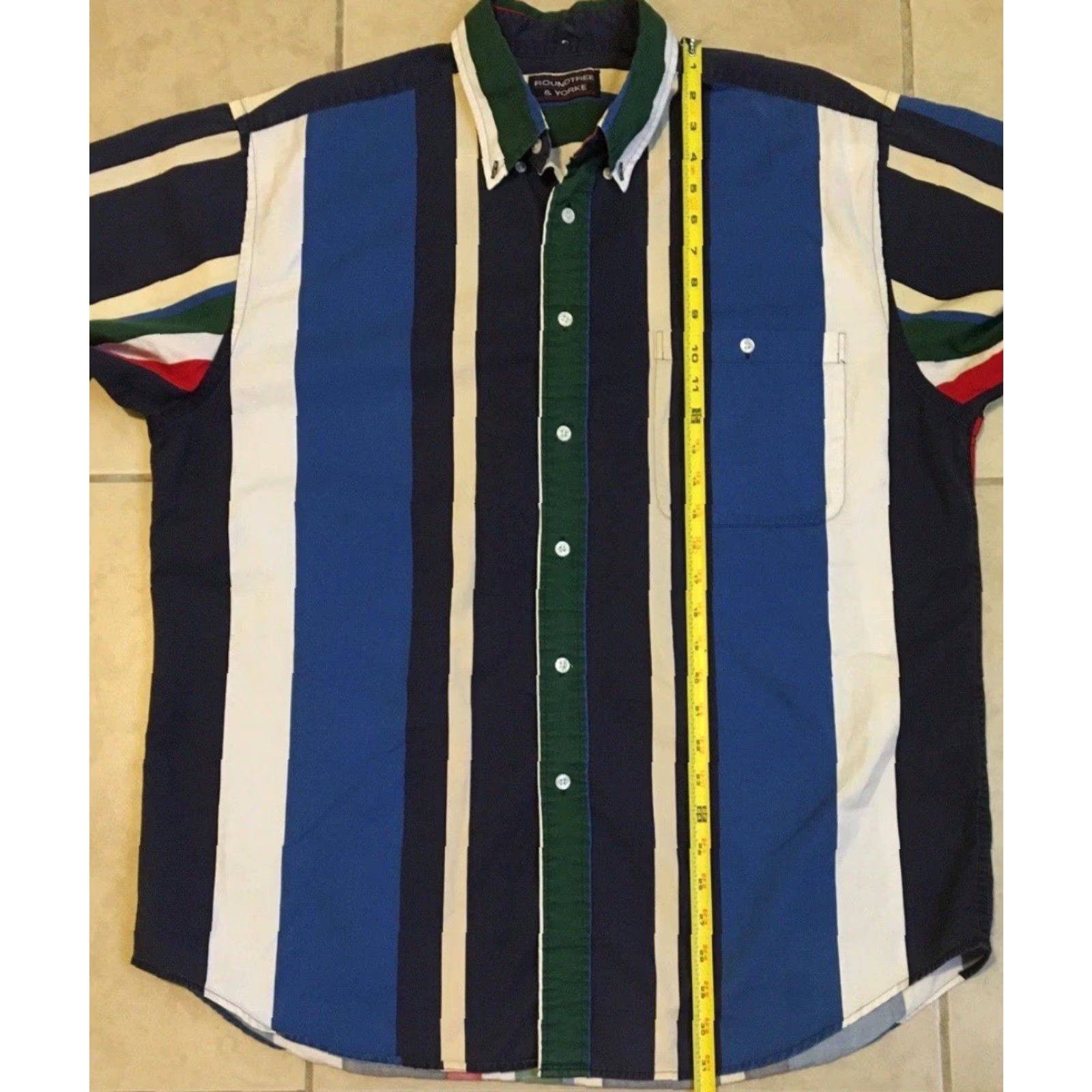 Gotcha VINTAGE 90s Striped Faded Button-Up Shirt L Surf Skate Beach Grunge AOP Vaporwave Gotcha OP 80 Size US L / EU 52-54 / 3 - 6 Thumbnail