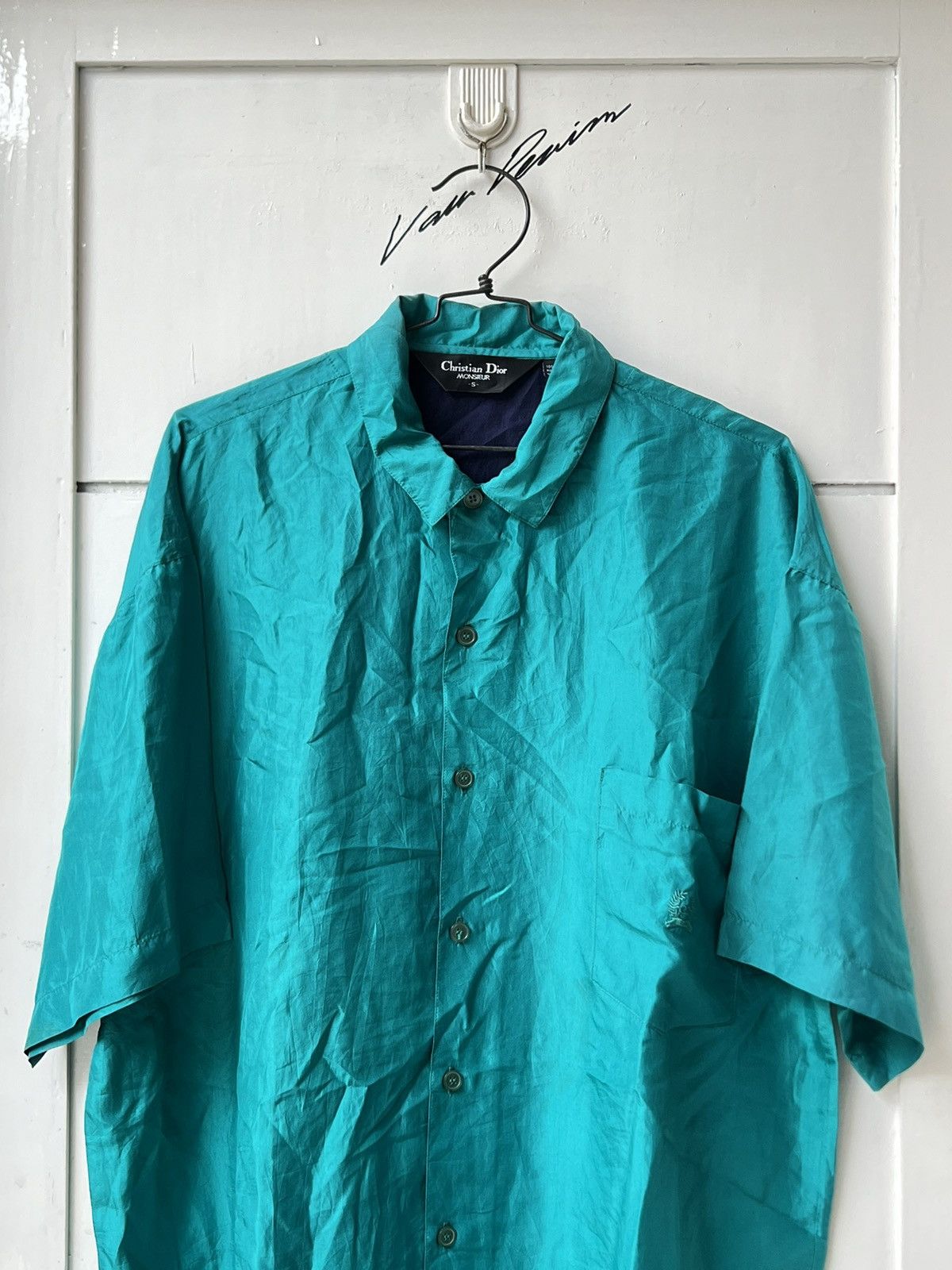Christian Dior Monsieur Christian Dior Monsieur Green Shirt Size US L / EU 52-54 / 3 - 2 Thumbnail