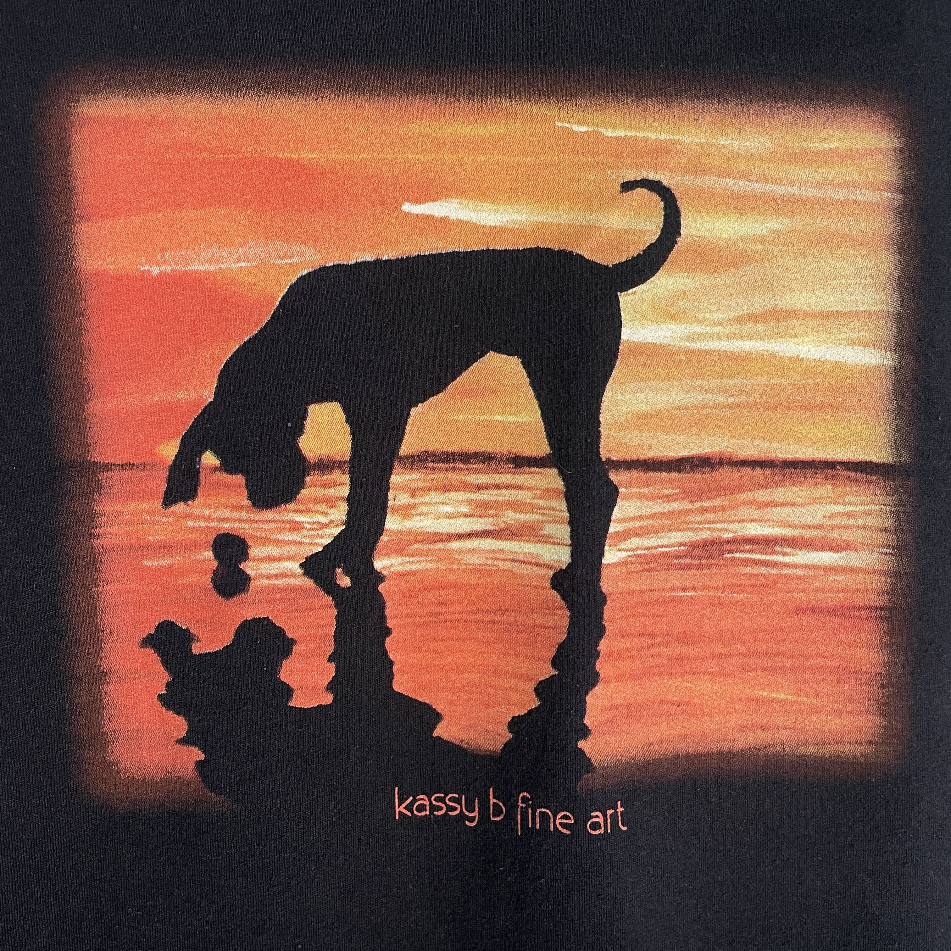Other Kassy B Fine Art Dog Reflection Shirt Large Size L / US 10 / IT 46 - 4 Thumbnail