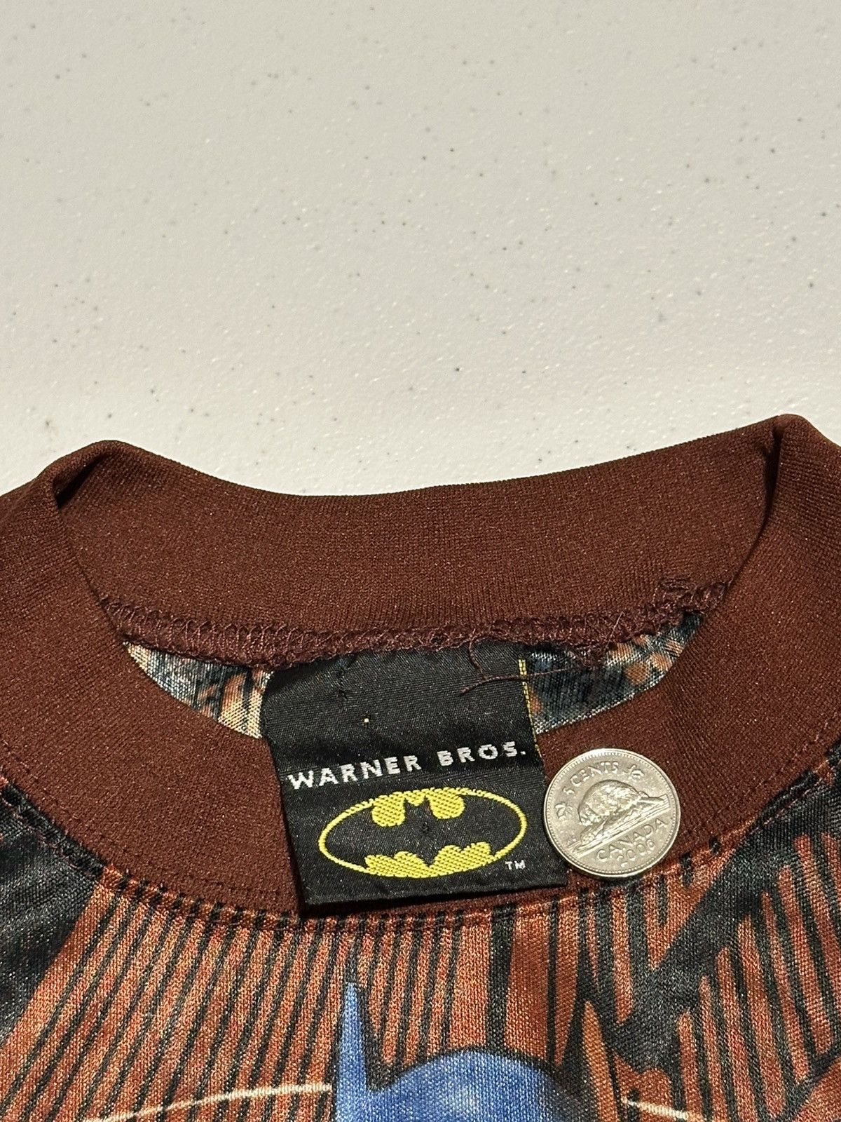 Warner Bros Vintage y2k Warner bros Batman AOP Youth T-shirt Size US S / EU 44-46 / 1 - 4 Thumbnail
