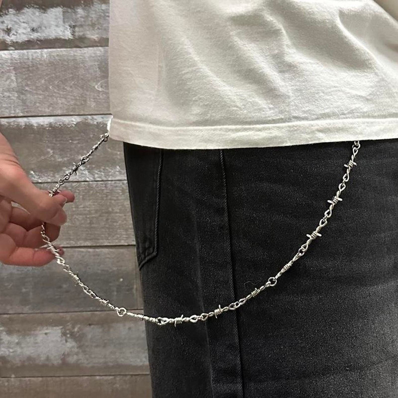 Other Y2k style metal barb wire Size ONE SIZE - 4 Thumbnail