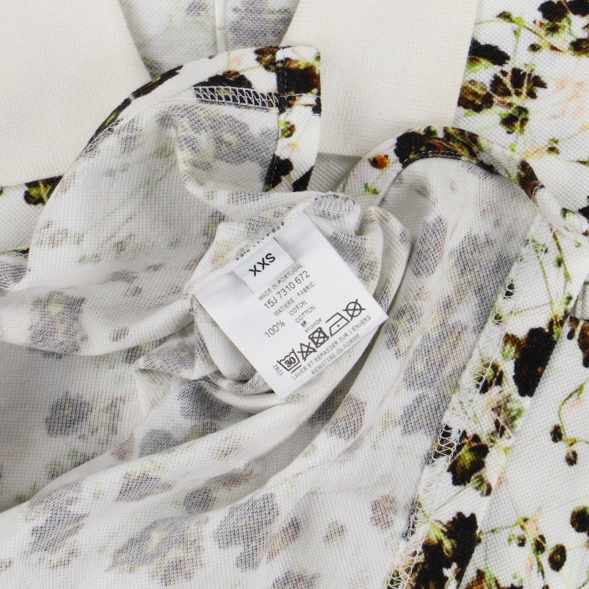 Givenchy White Runway Banded Baby's Breath Oversized Polo Size US XXS / EU 40 - 7 Thumbnail