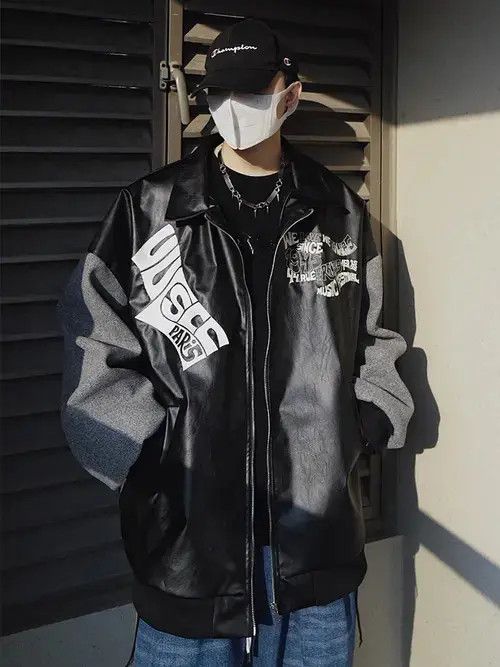 Other Music Festival Jacket EYES PU Leather Varsity Jacket Size US M / EU 48-50 / 2 - 7 Thumbnail