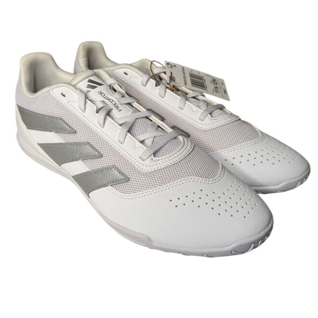 Adidas Adidas NEW Predator Club Soccer Shoes White Gray Size US 11.5 / EU 44-45 - 1 Thumbnail