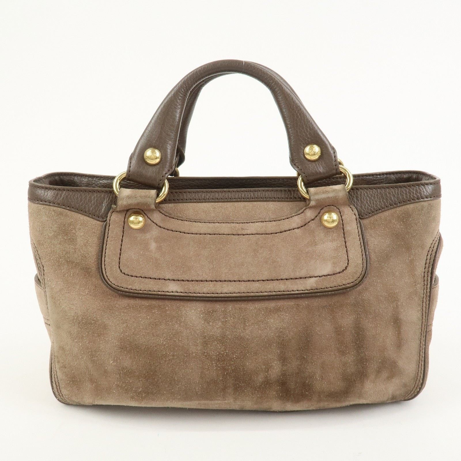 Celine Celine Boogie Bag Suede Satchel Tan Size ONE SIZE - 2 Thumbnail