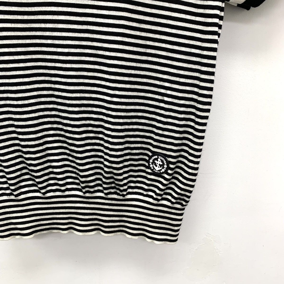 Louis Vuitton Louis Vuitton Crew Neck Wool Knit Short Sleeve T-Shirt K26WX Size L / US 10 / IT 46 - 4 Thumbnail