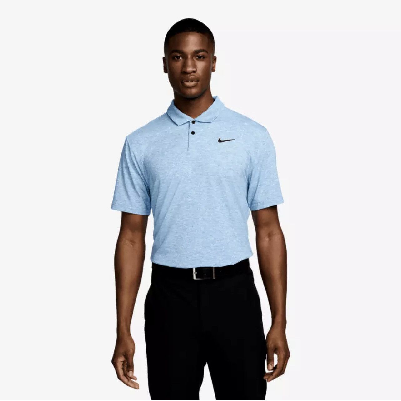 Nike Dri-Fit Tour Light Photo Blue Golf Polo