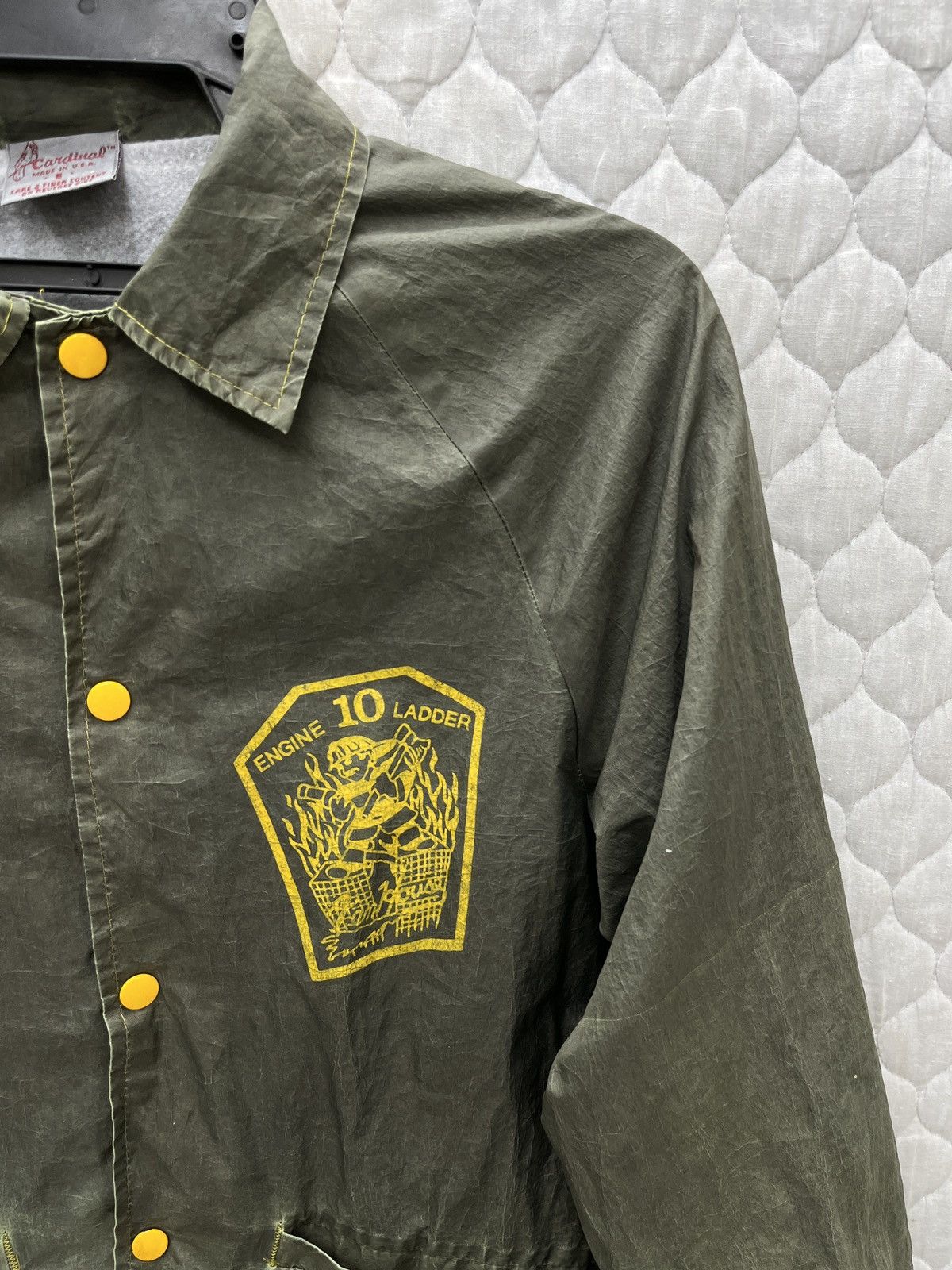 Vintage 🔥🔥🔥STEALS VTG CARDINAL ENGINE 10 LADDER 10 JACKET Size US S / EU 44-46 / 1 - 10 Thumbnail