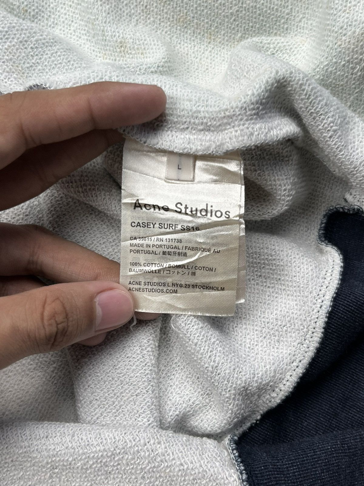 Acne Studios Spring/Summer 2016 “Casey Surf” Sweatshirt