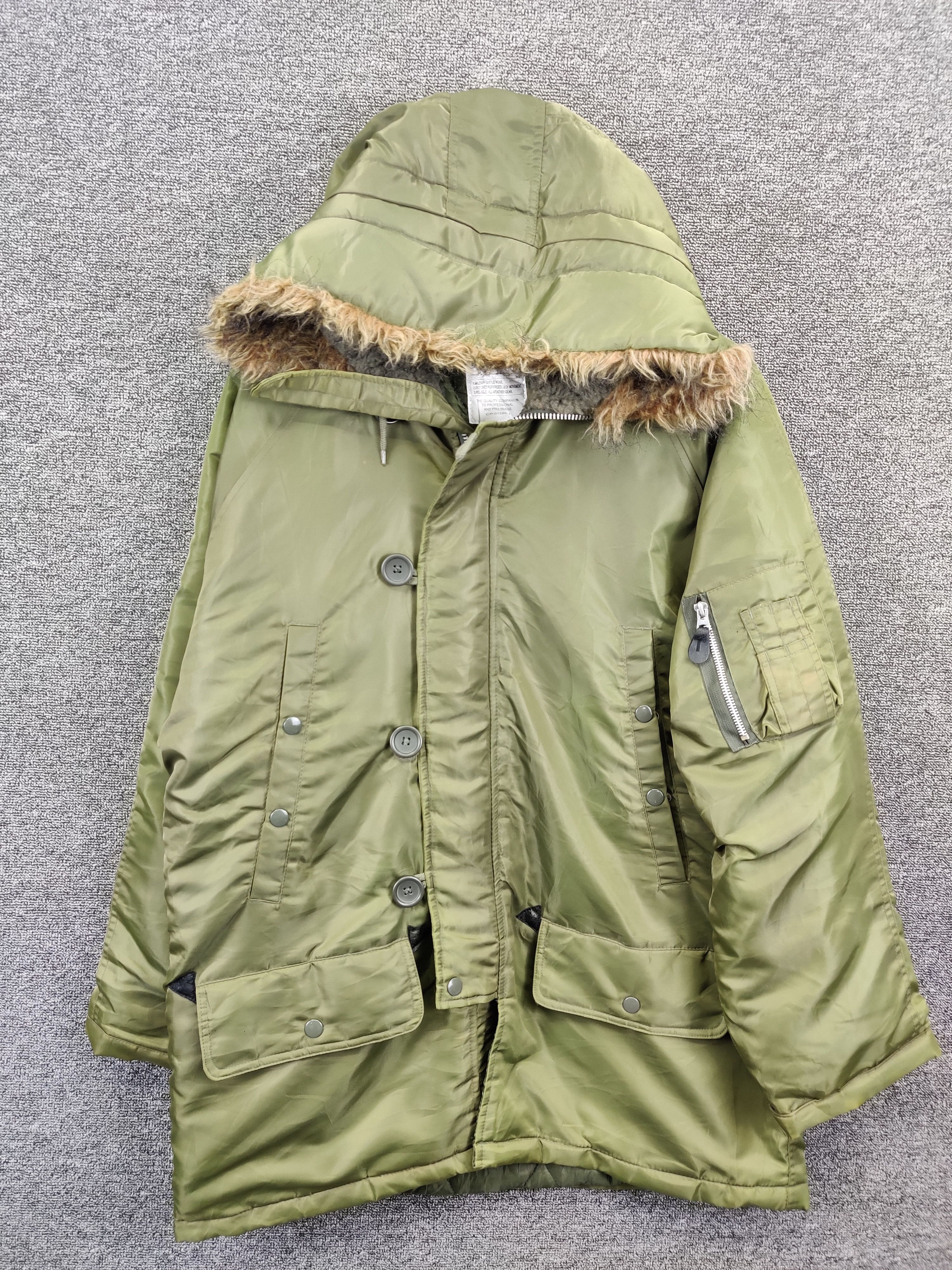 Vintage Vintage Military Garments N-3B Flight Fur Parka Jacket Size US M / EU 48-50 / 2 - 1 Thumbnail