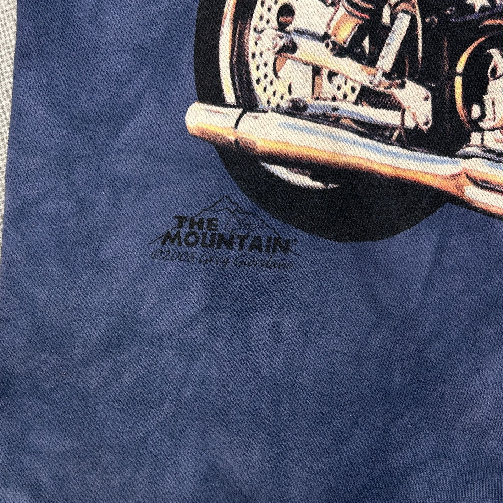 Gildan Gildan The Mountain USA flag motorcycle 2008 Y2K tee mns XXL Size US XXL / EU 58 / 5 - 3 Thumbnail