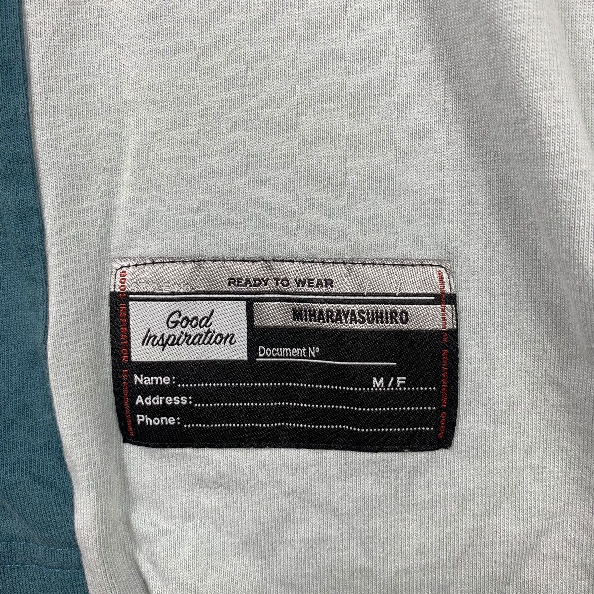 Maison MIHARA YASUHIRO MAISON MIHARA YASUHIRO x GU Inspiration Baggy Tee Shirt Top Size L / US 10 / IT 46 - 4 Thumbnail