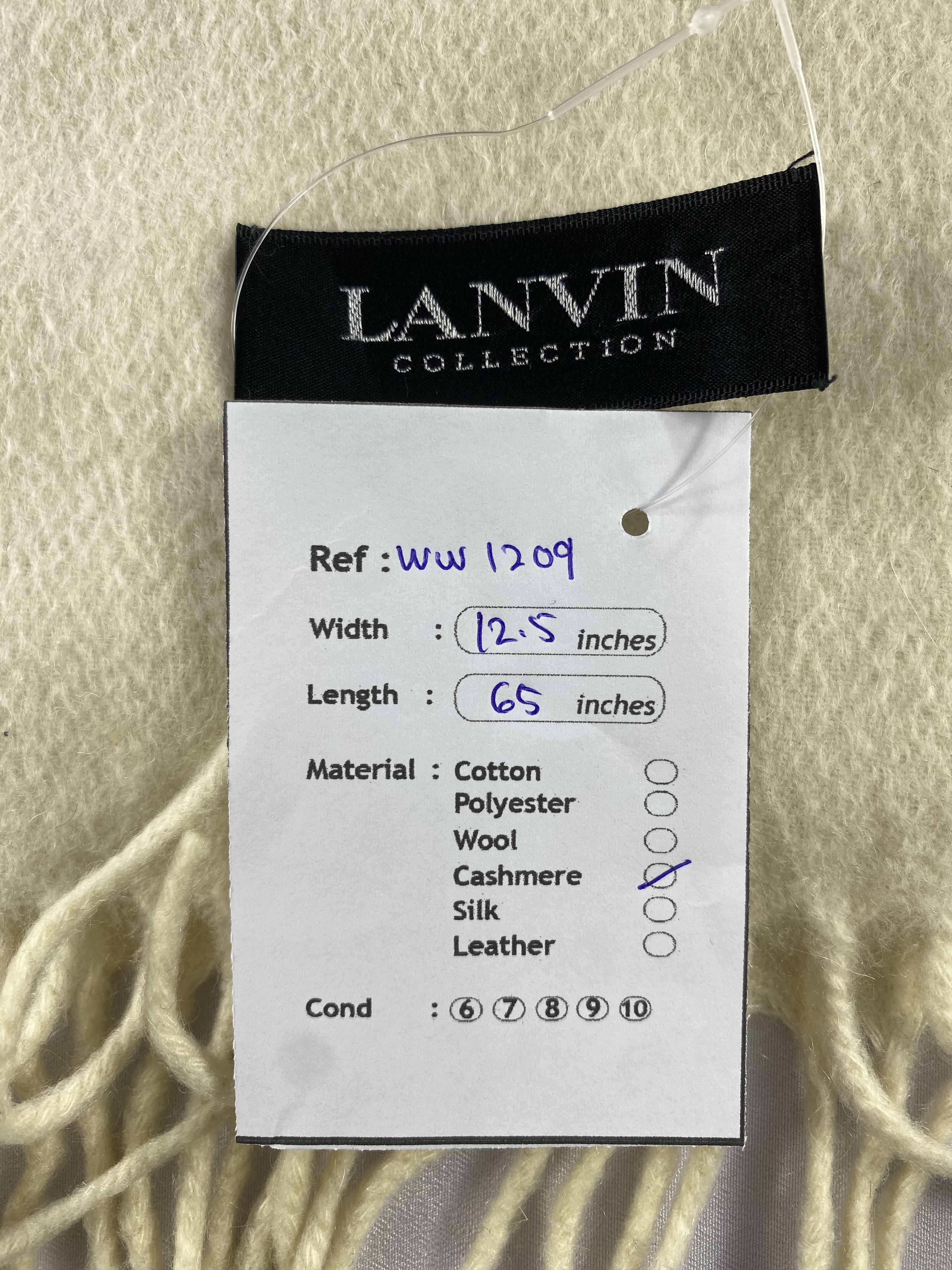 Lanvin Lanvin Scarf / Muffler / Neckwear - WW1209 Size ONE SIZE - 5 Thumbnail