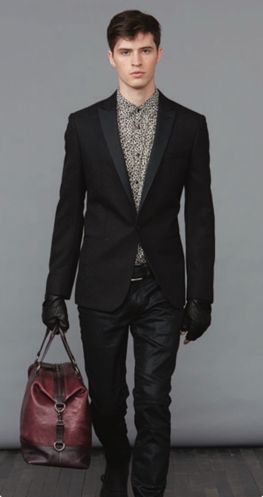 John Varvatos One Button Jacquard Jacket. Size EU 54 USA 44 Size US L / EU 52-54 / 3 - 1 Thumbnail